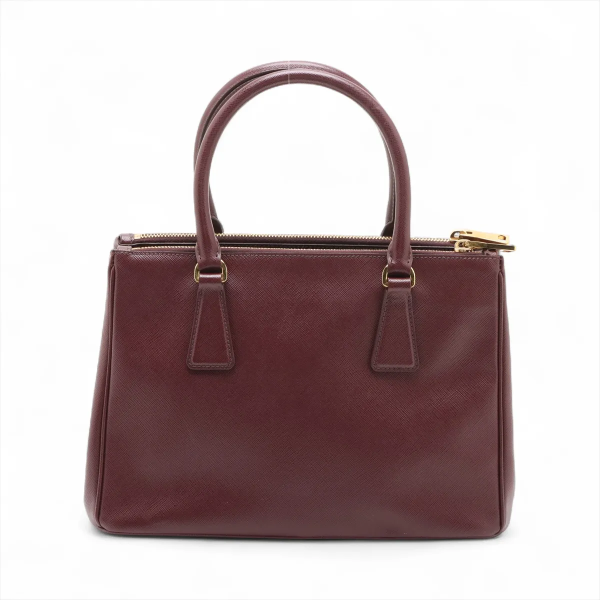 Saffiano Luxe Leather 2WAY Handbag Bordeaux 1BA863 — view 2
