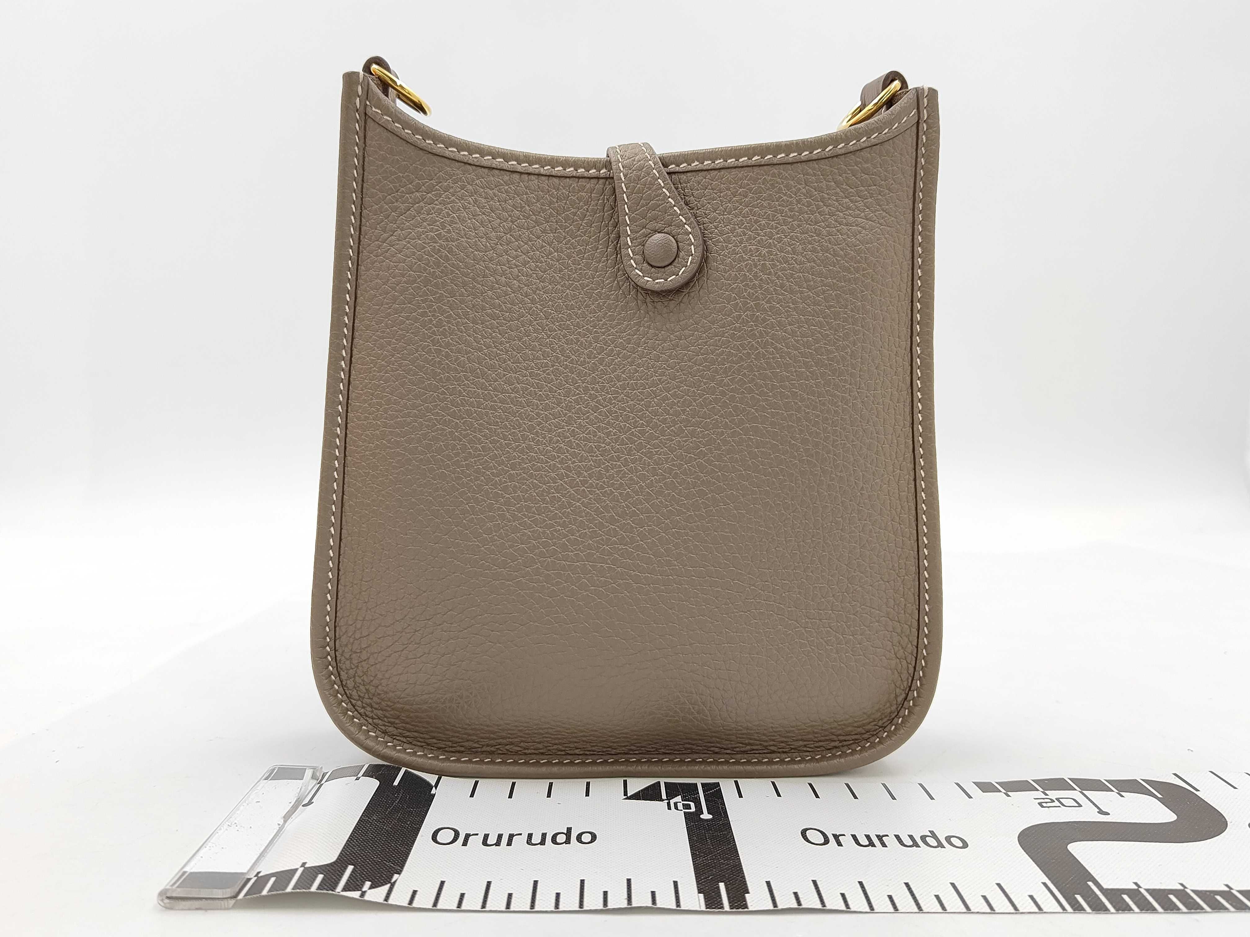 Evelyne 16 TPM Amazon Taurillon Etoupe GD Hardware W Stamp Shoulder Bag — view 2