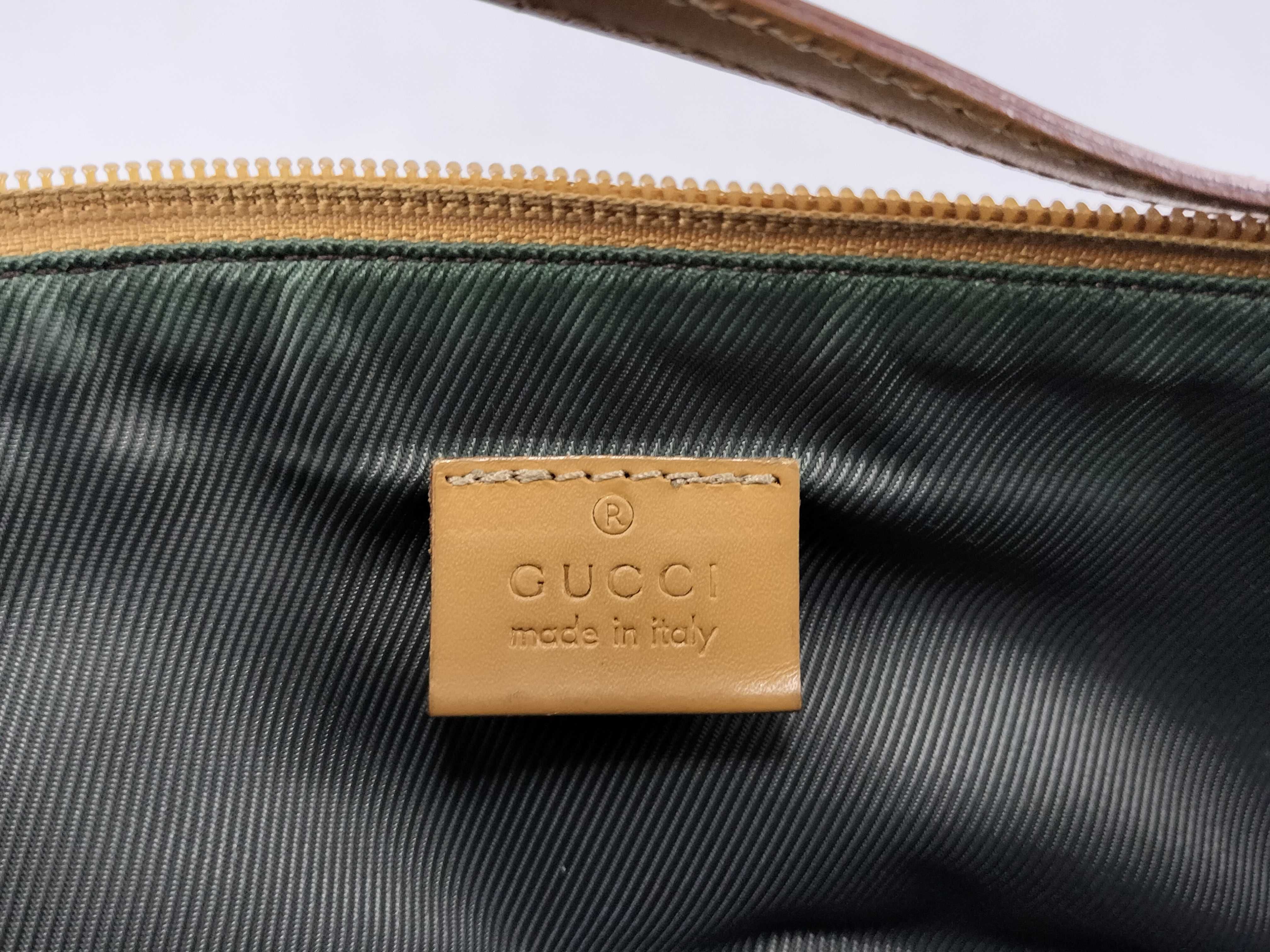 GG Canvas Handbag, Gucci Handbag with GG Pattern Canvas — view 11