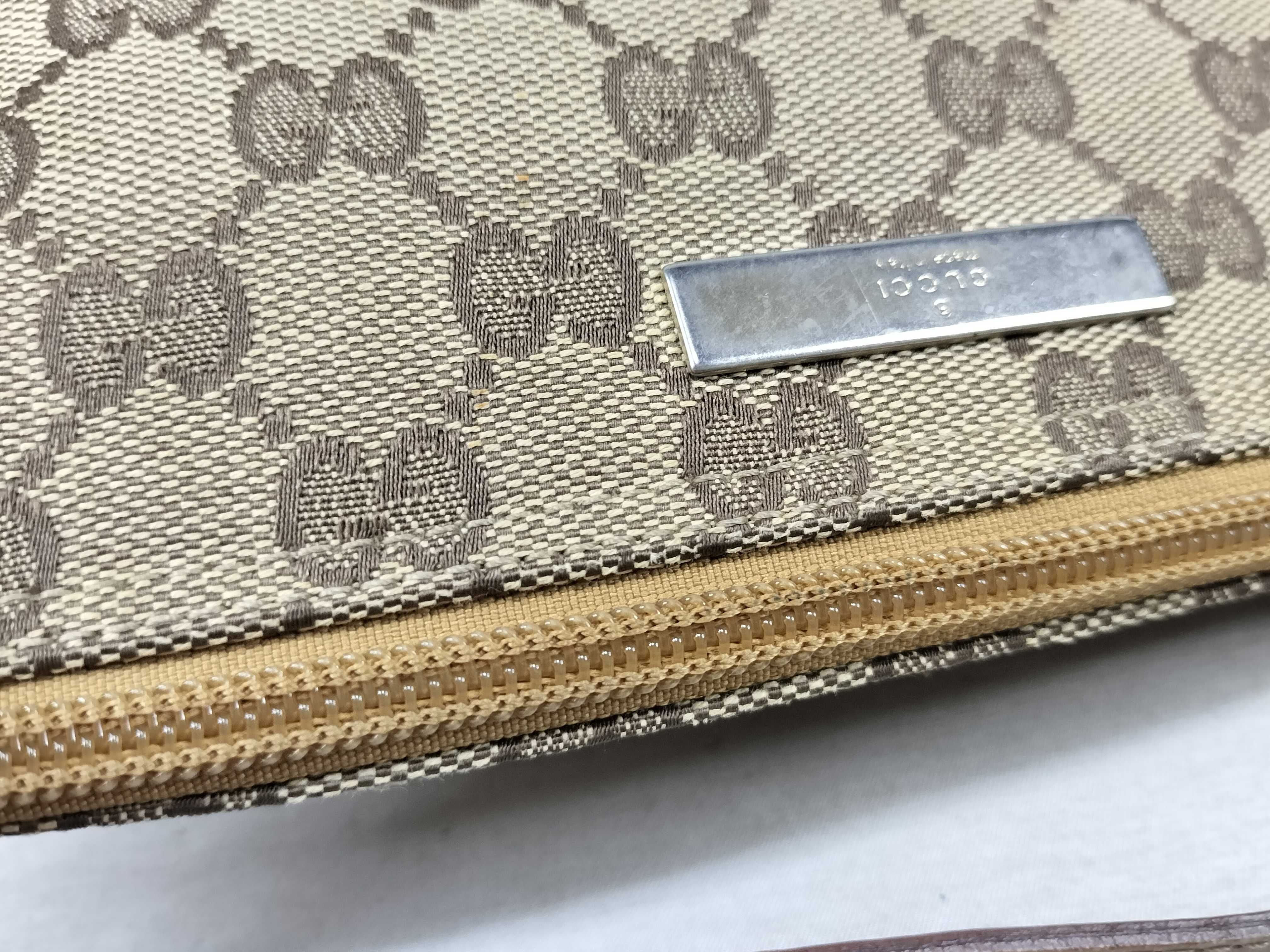 GG Canvas Handbag, Gucci Handbag with GG Pattern Canvas — view 6