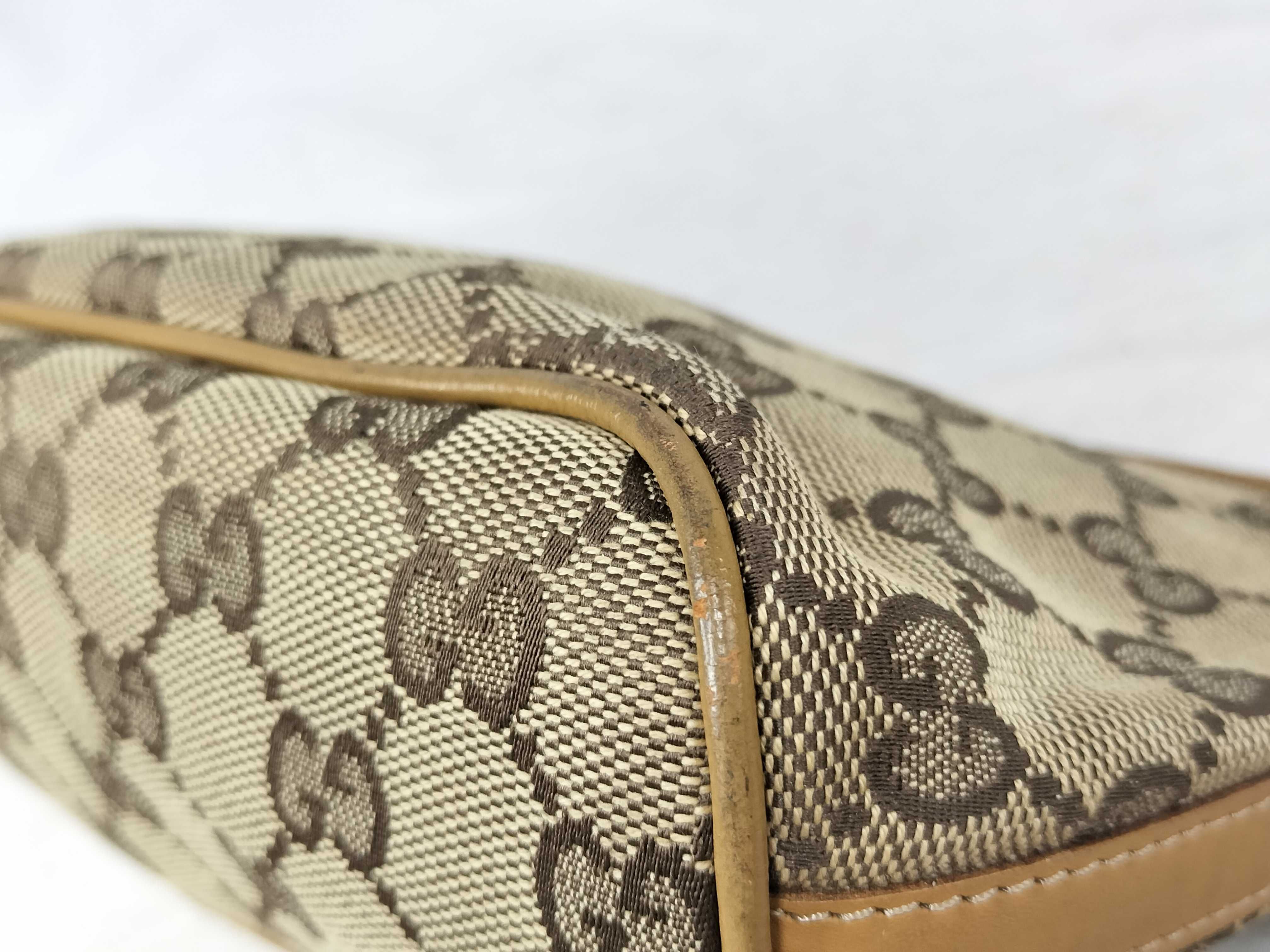 GG Canvas Handbag, Gucci Handbag with GG Pattern Canvas — view 7