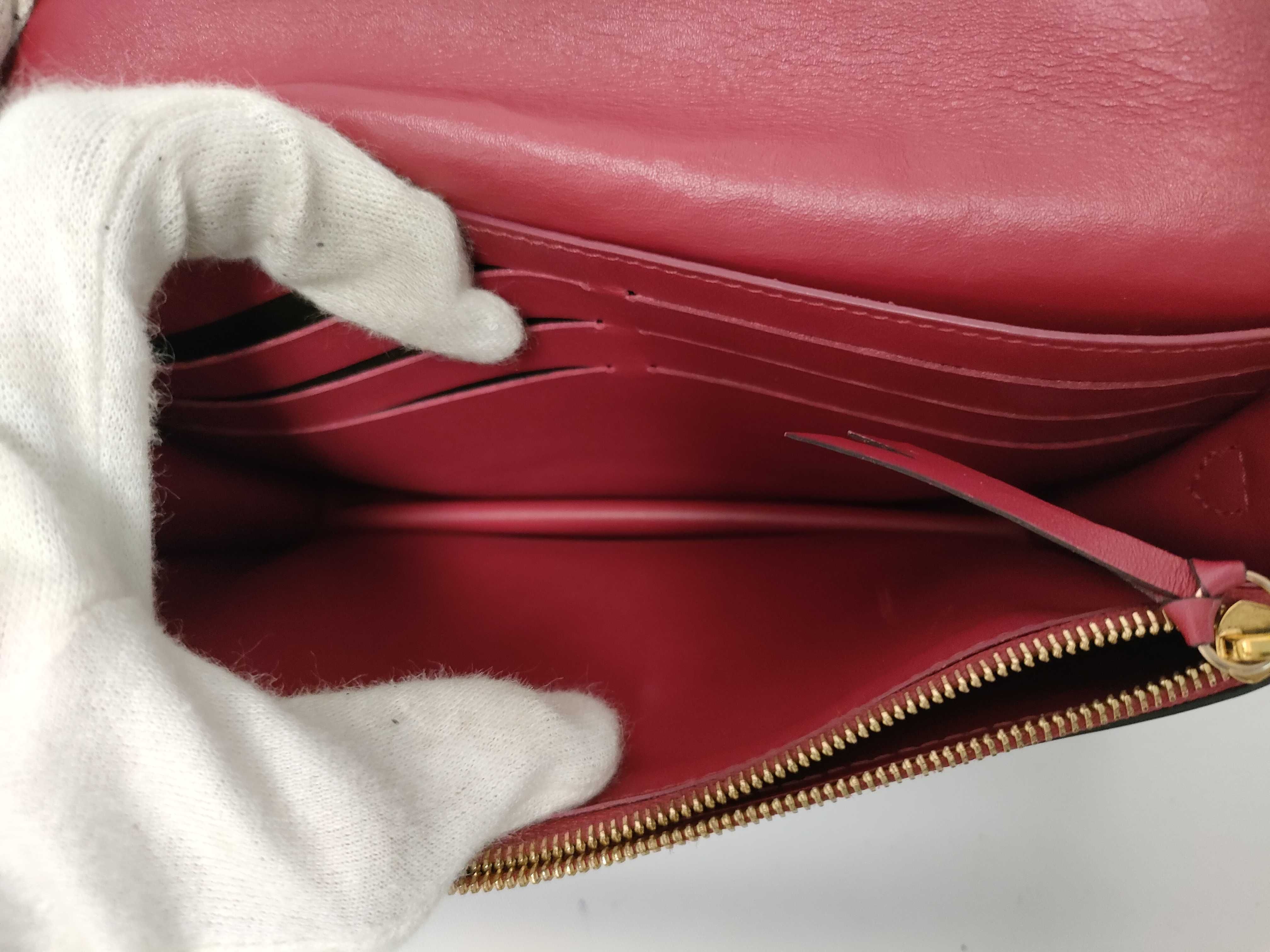 Monogram Portefeuille Flore Chain M69578 SP0230 Brown x Pink SP0119 Shoulder Bag — view 12