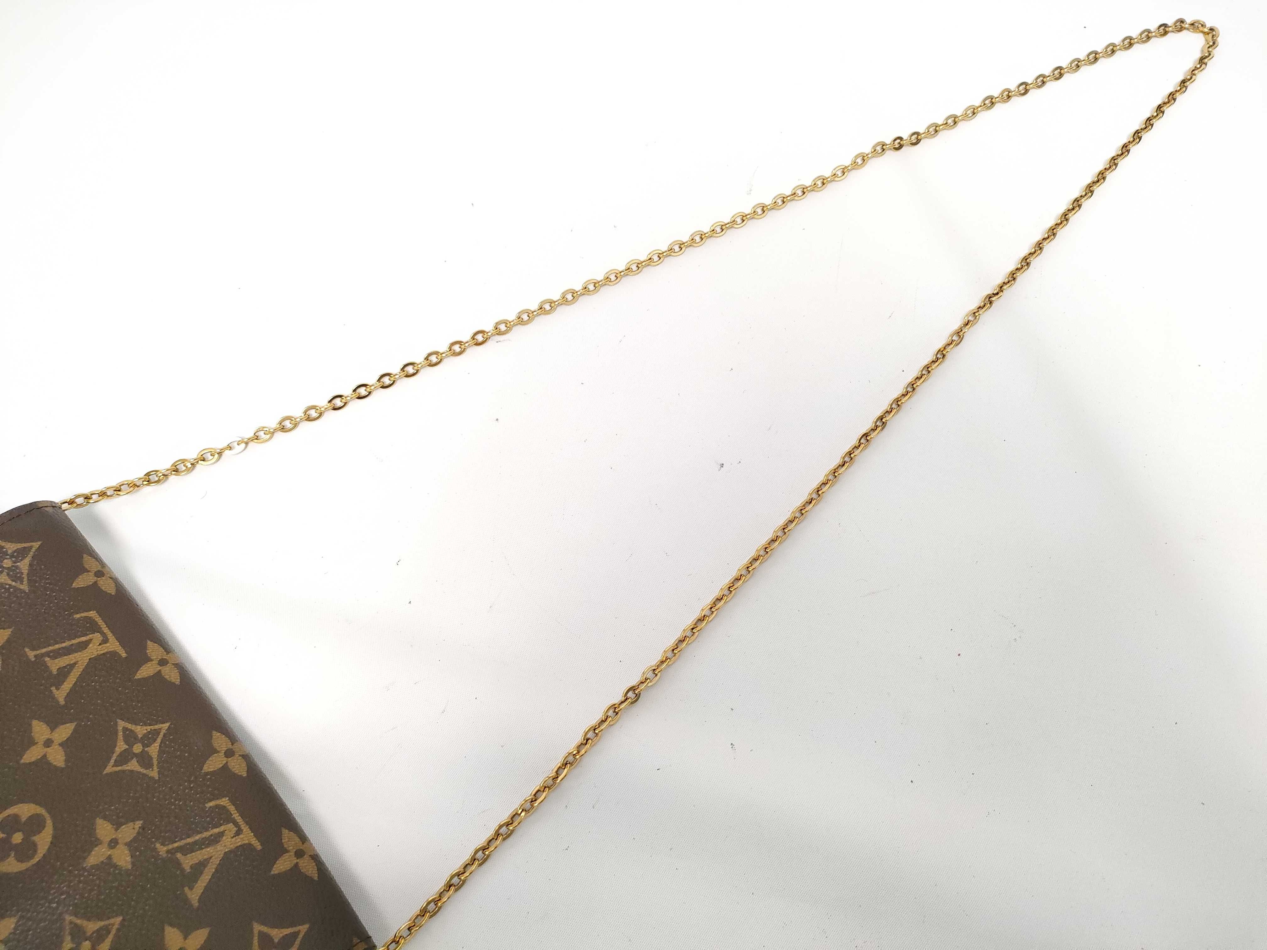 Monogram Portefeuille Flore Chain M69578 SP0230 Brown x Pink SP0119 Shoulder Bag — view 5