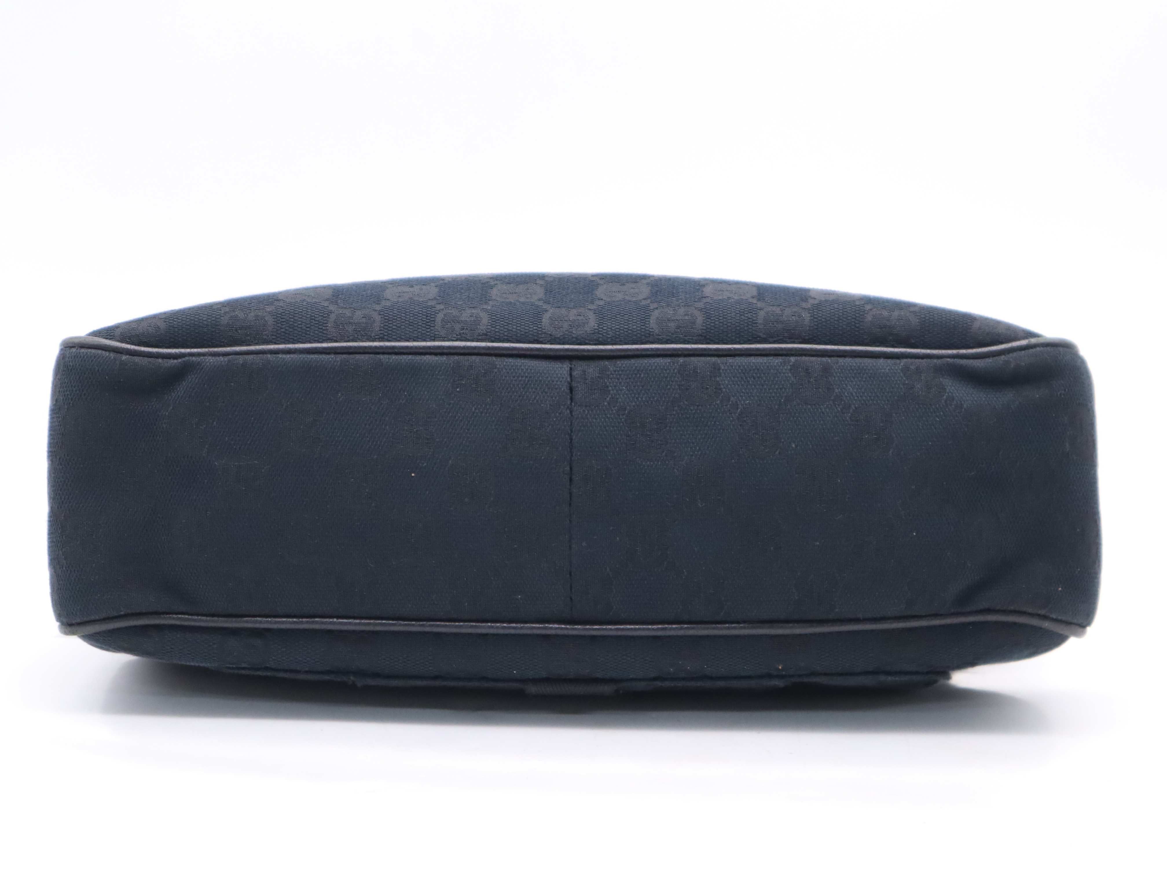 131211GG Canvas Shoulder Bag, Black Shoulder Bag — view 4
