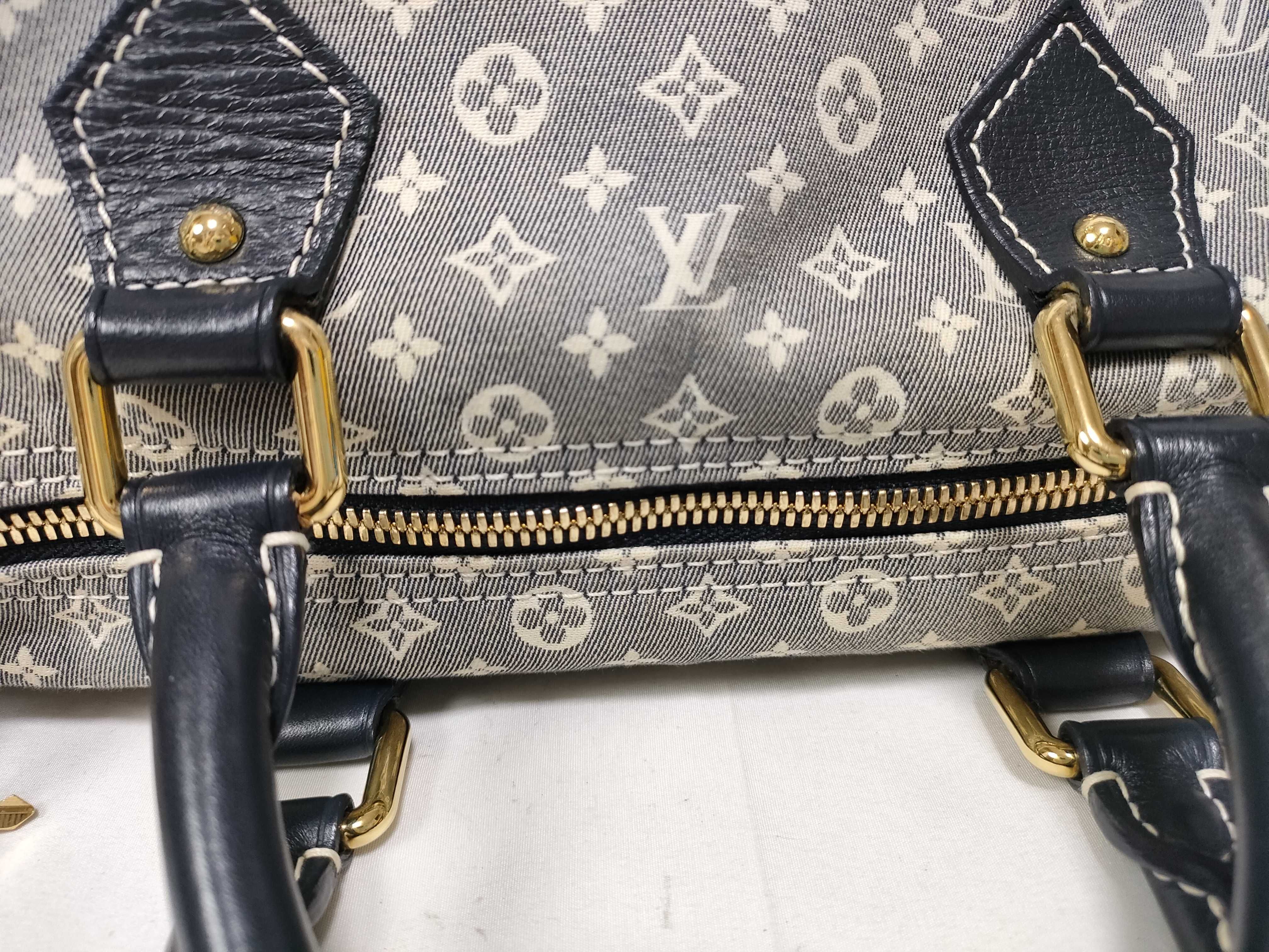 Monogram Idylle Speedy Bandoulière 30 M56703 TH4069 Blue Handbag — view 11