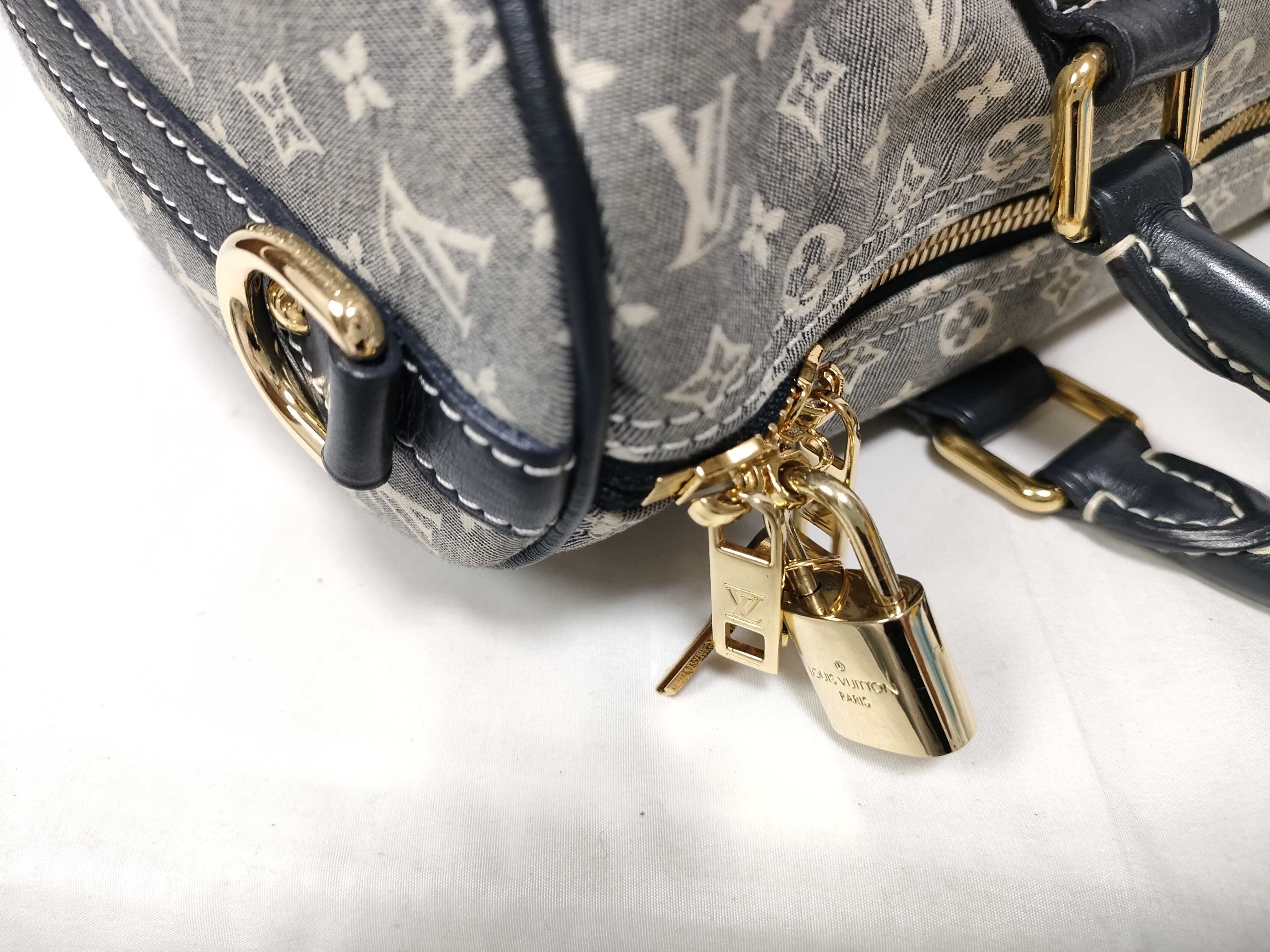 Monogram Idylle Speedy Bandoulière 30 M56703 TH4069 Blue Handbag — view 8