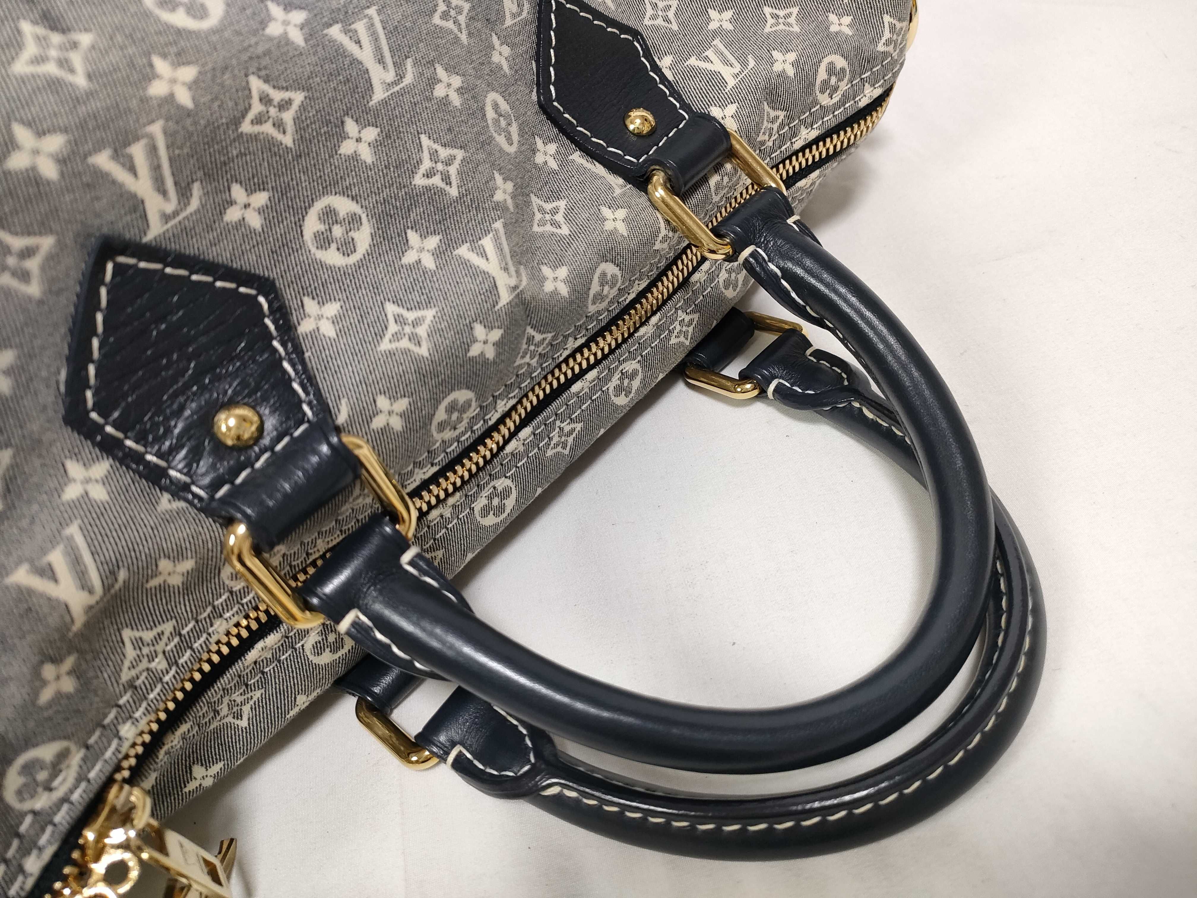Monogram Idylle Speedy Bandoulière 30 M56703 TH4069 Blue Handbag — view 9