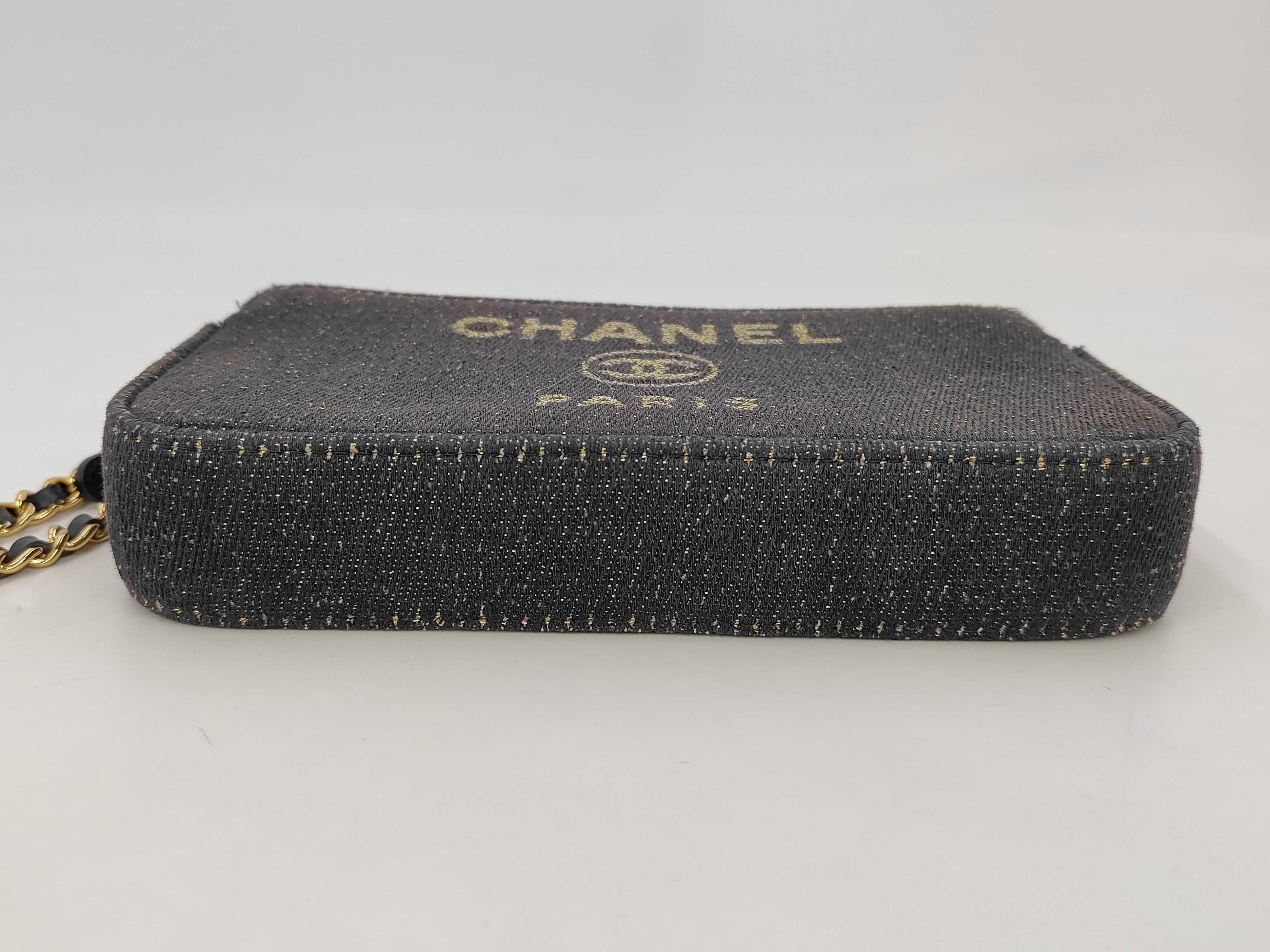 Deauville Canvas Chain Shoulder Bag — view 7