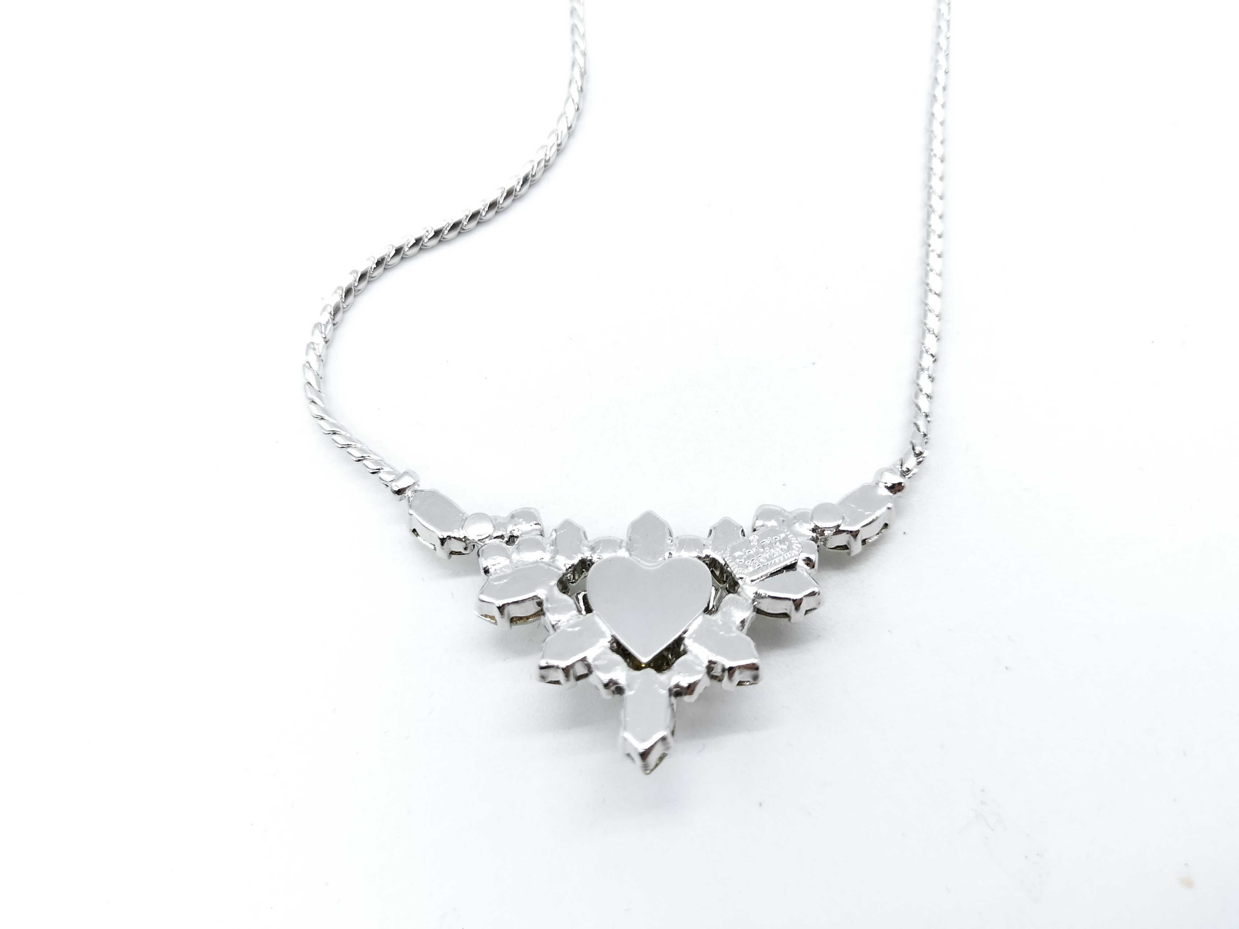 Rhinestone Necklace and Earrings — view 3