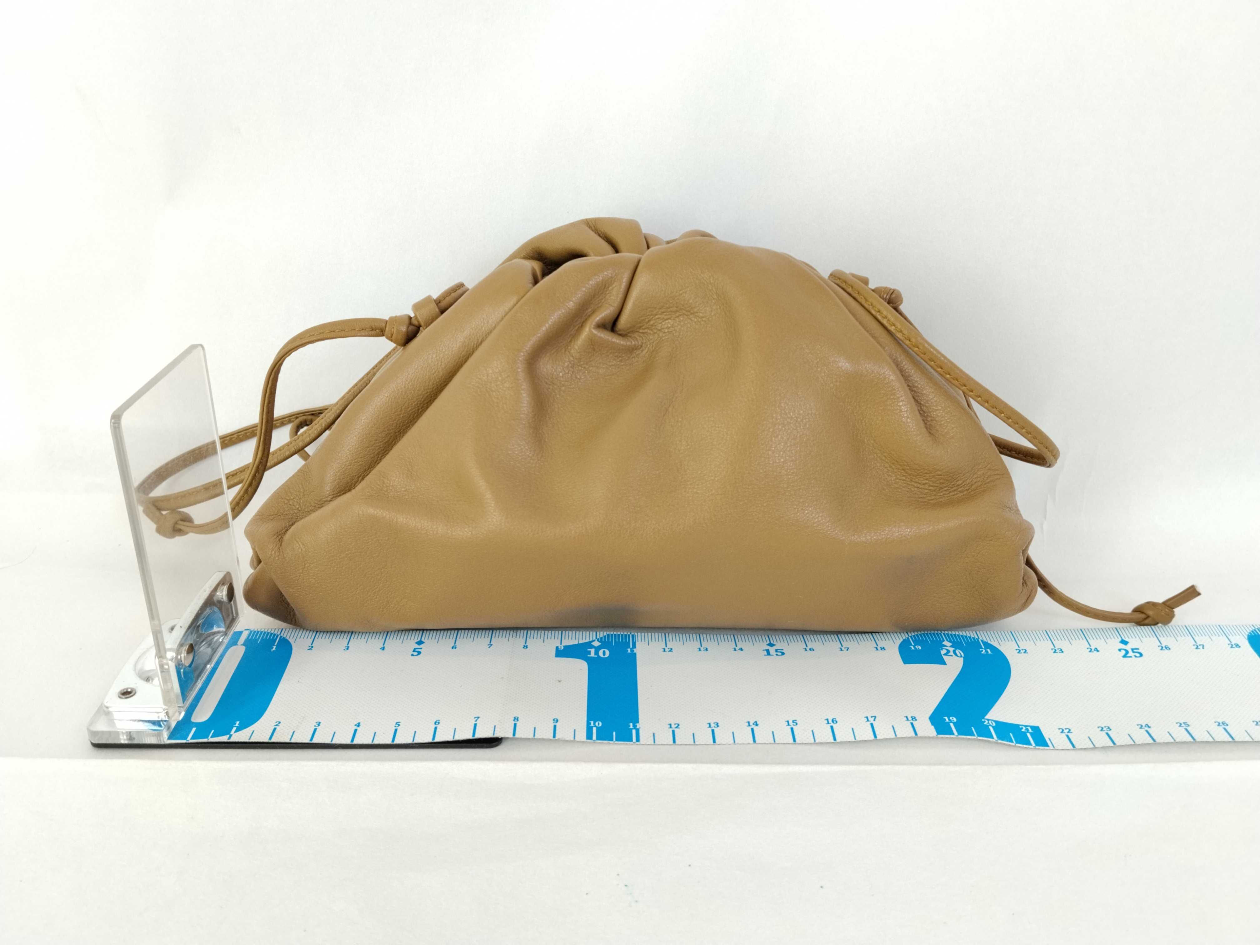 Mini The Pouch Leather Shoulder Bag (Brown) — view 2
