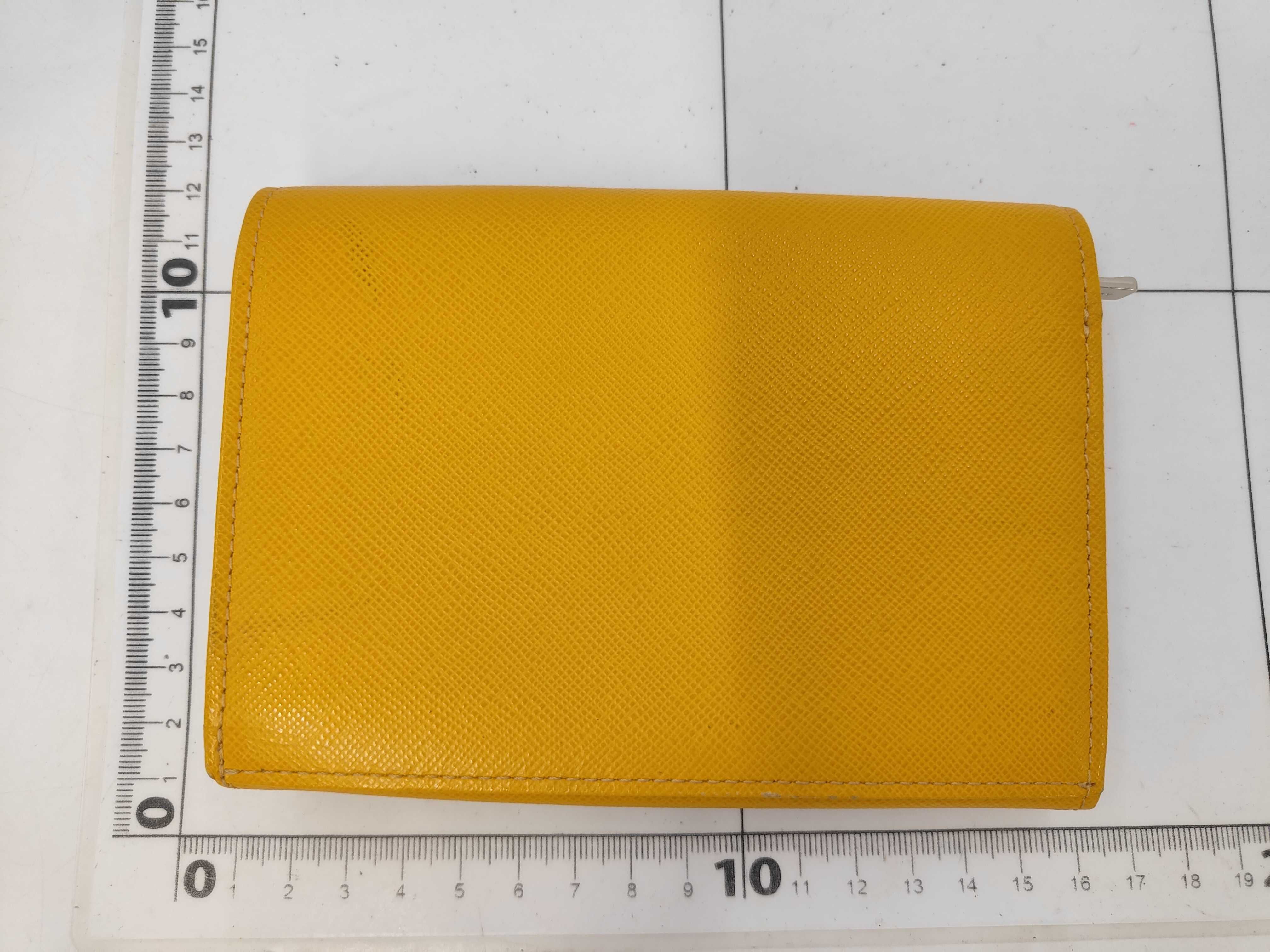 Compact Bi-fold Wallet, Yellow — view 2