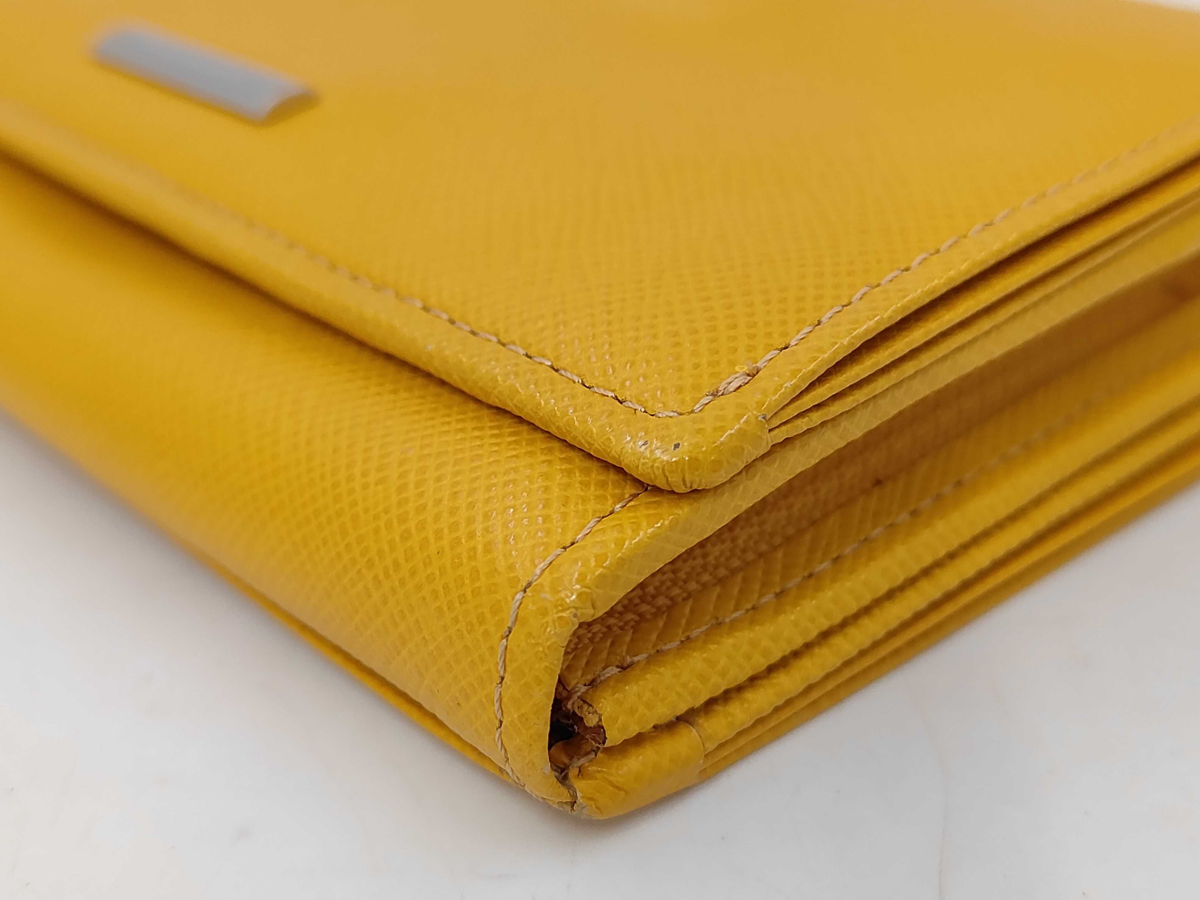 Compact Bi-fold Wallet, Yellow — view 3