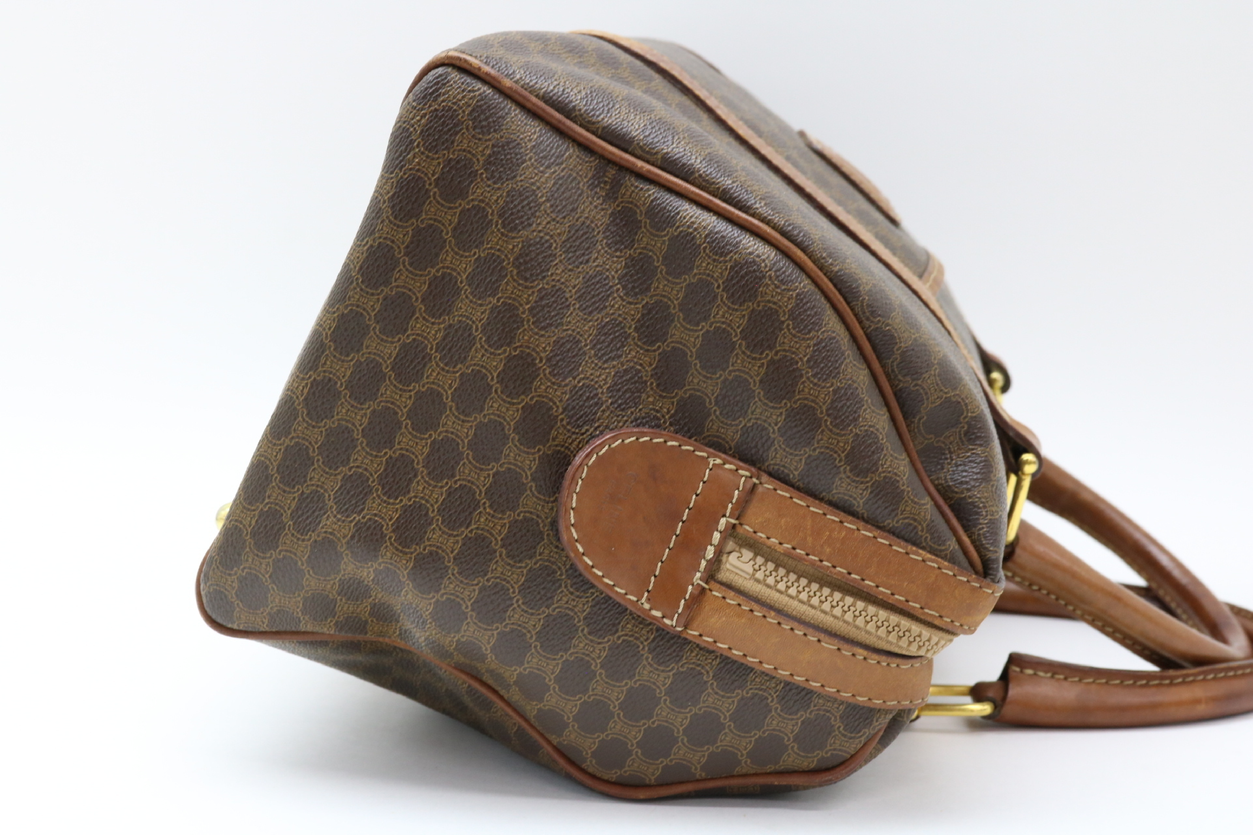 Macadam Leather Boston Bag — view 3