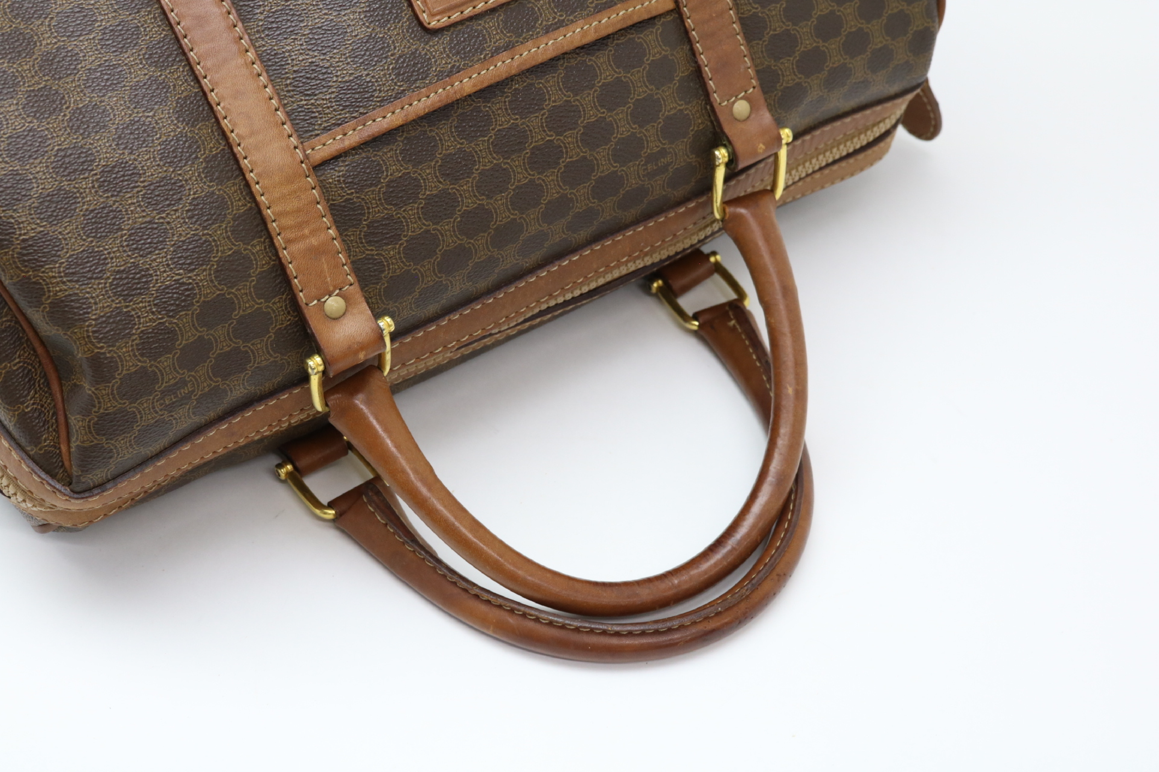 Macadam Leather Boston Bag — view 7