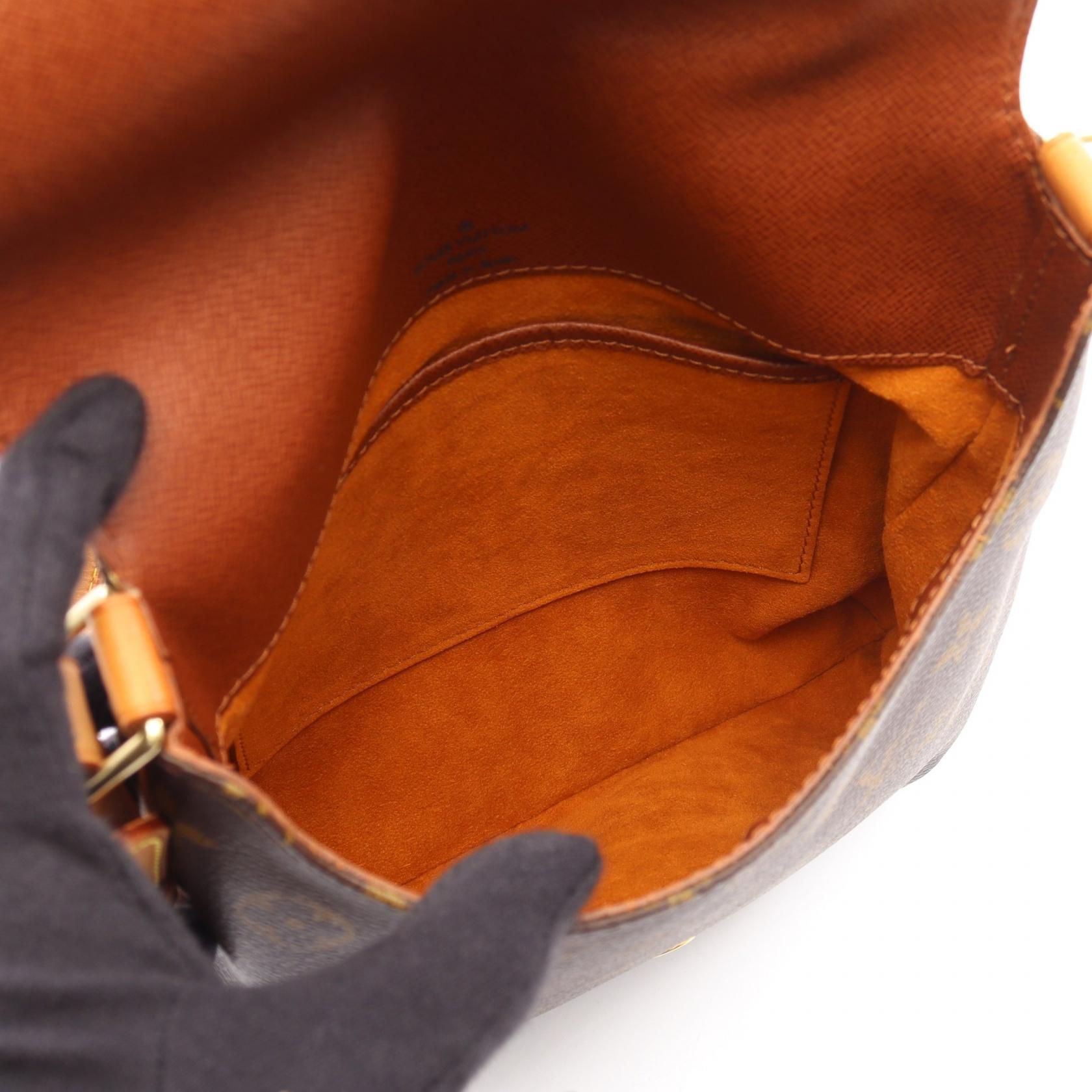 Musette Salsa Short Strap Monogram Brown Shoulder Bag M 51258 — view 3