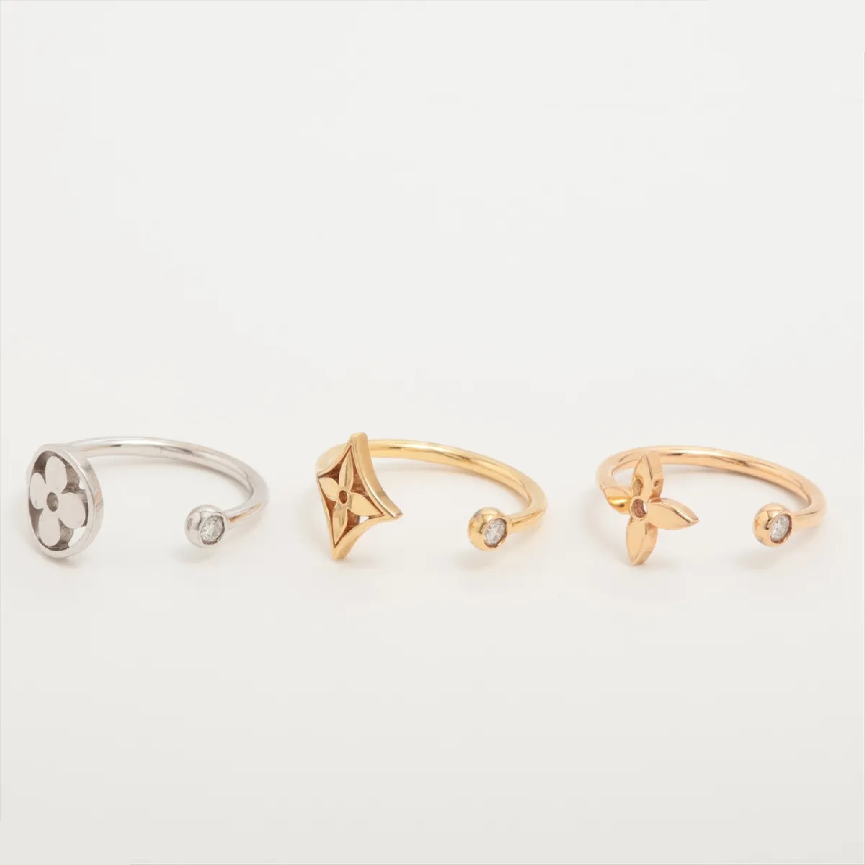 Berg Monogram Idylle 750/3C #12 5g Ring