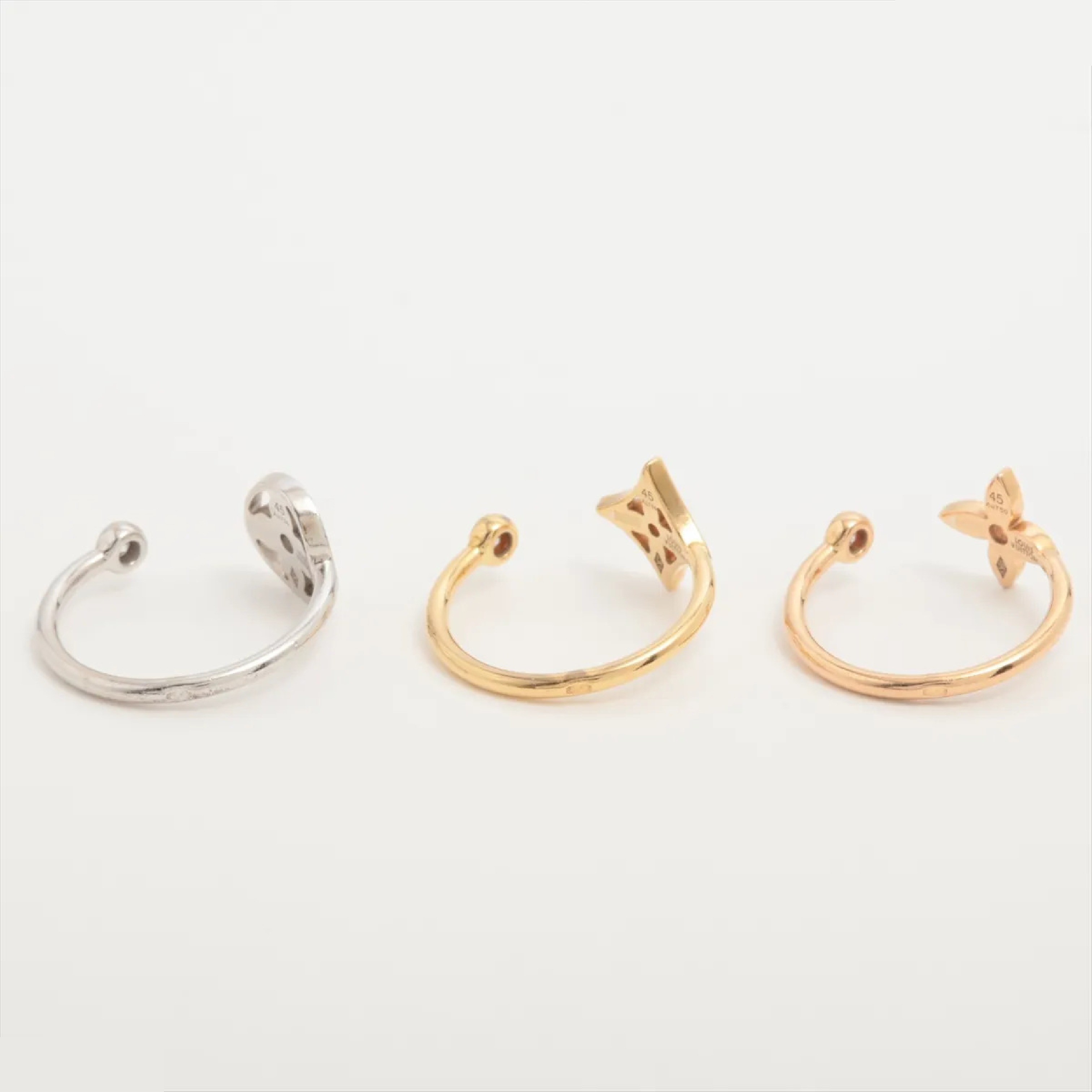 Berg Monogram Idylle 750/3C #12 5g Ring — view 2