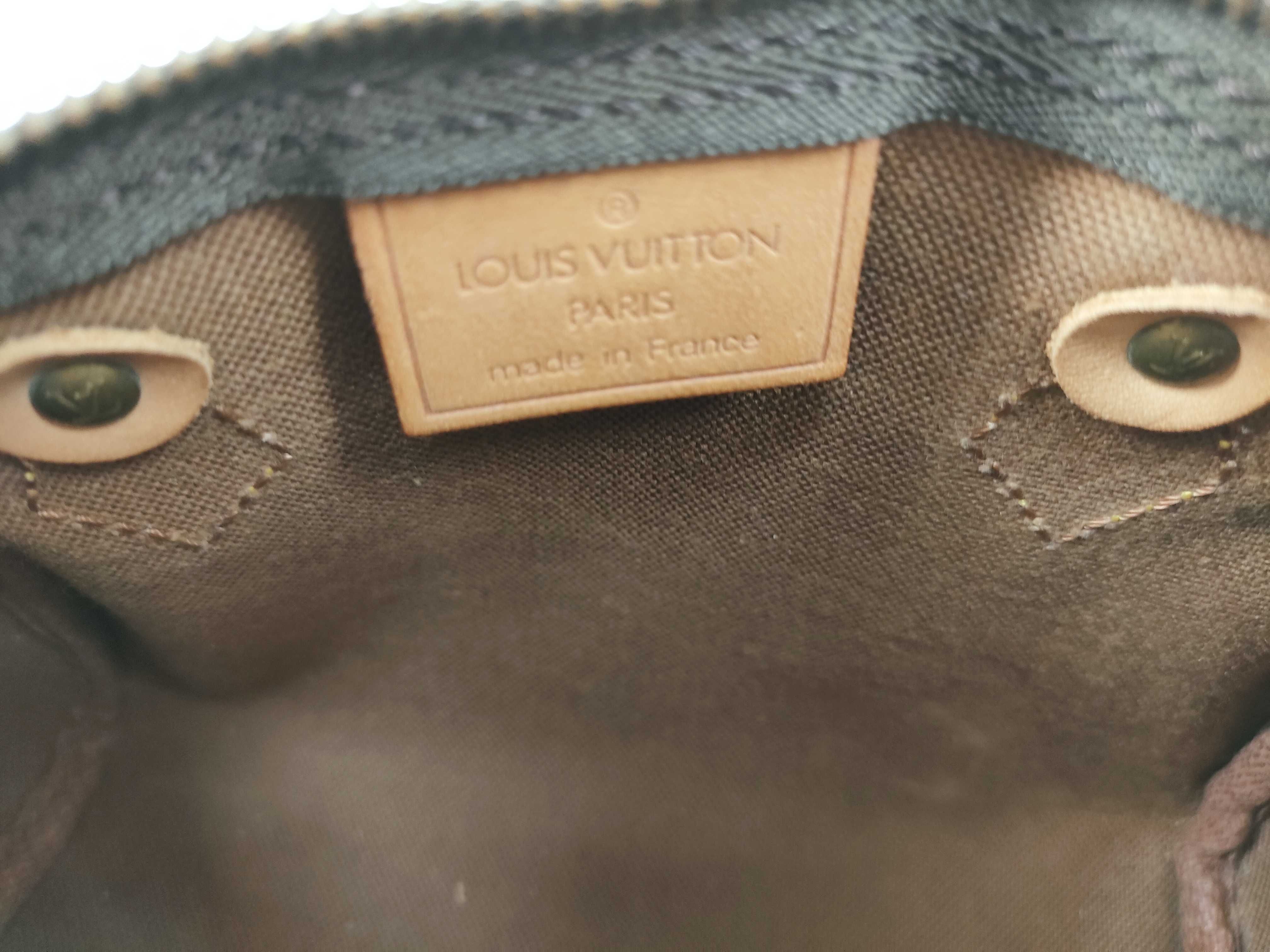 Monogram Mini Speedy M41534 Boston Bag with Strap — view 11