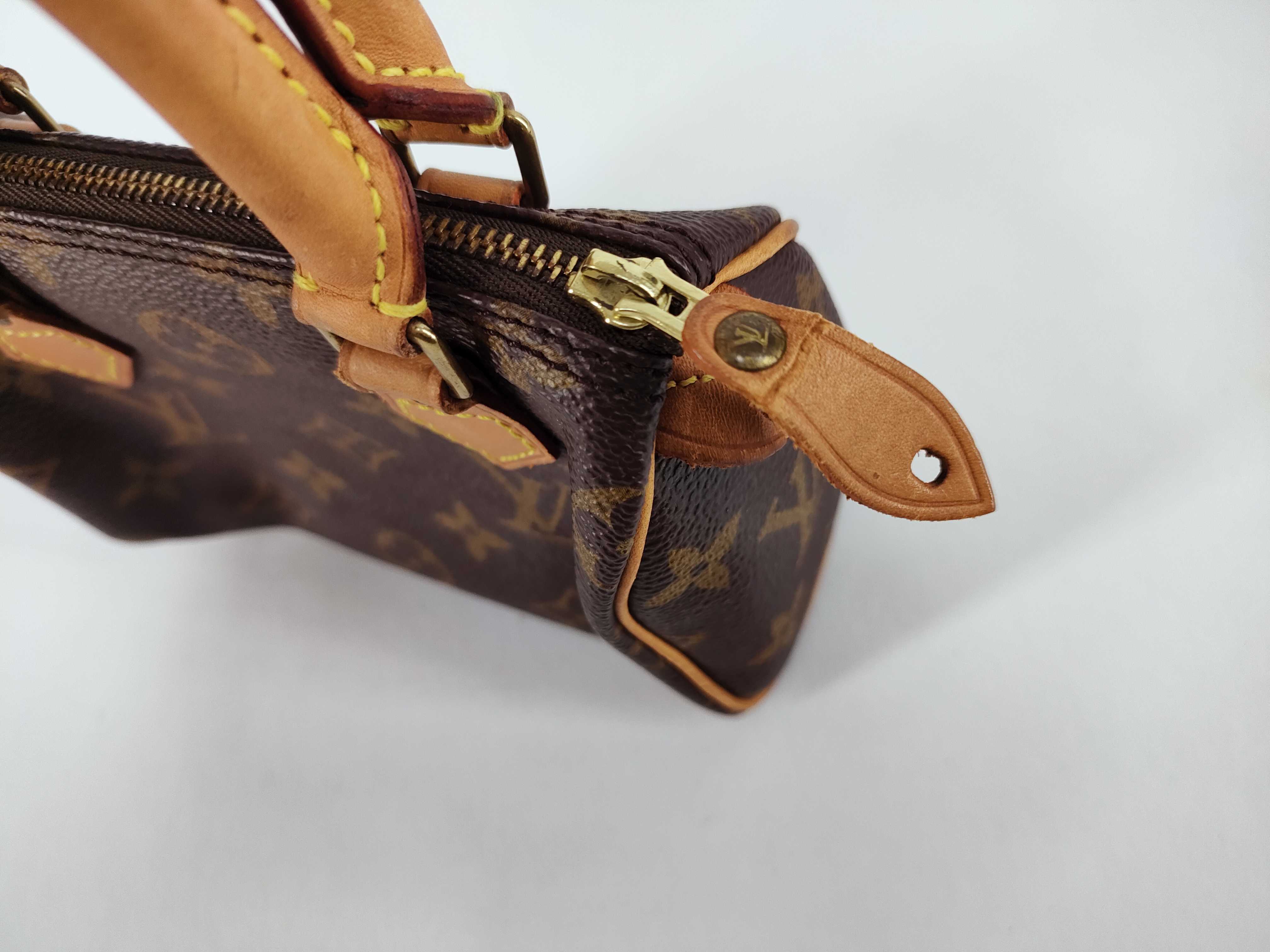 Monogram Mini Speedy M41534 Boston Bag with Strap — view 8
