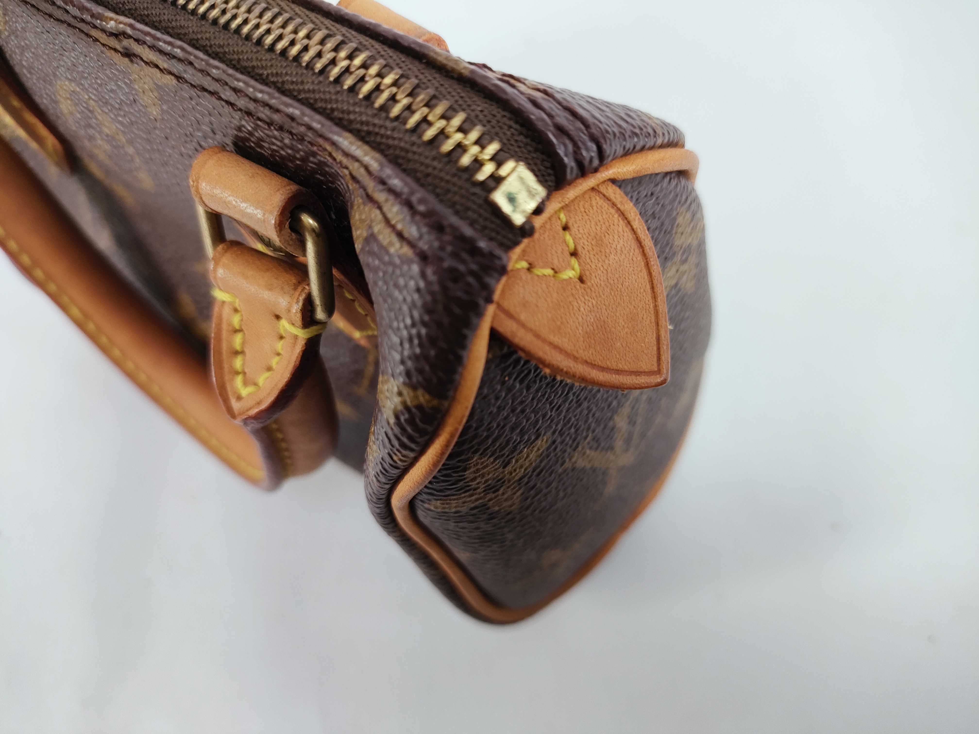 Monogram Mini Speedy M41534 Boston Bag with Strap — view 9