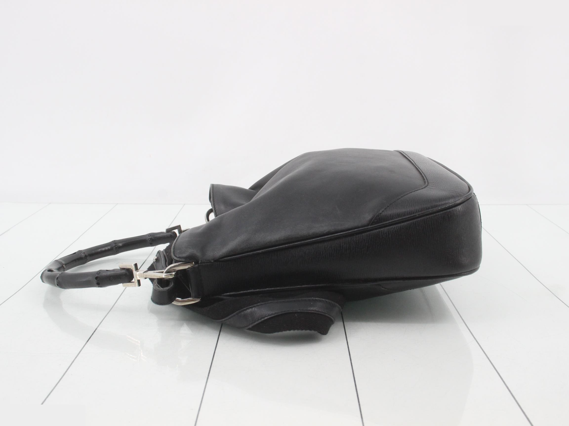 Bamboo 2-Way Leather Bag — view 4