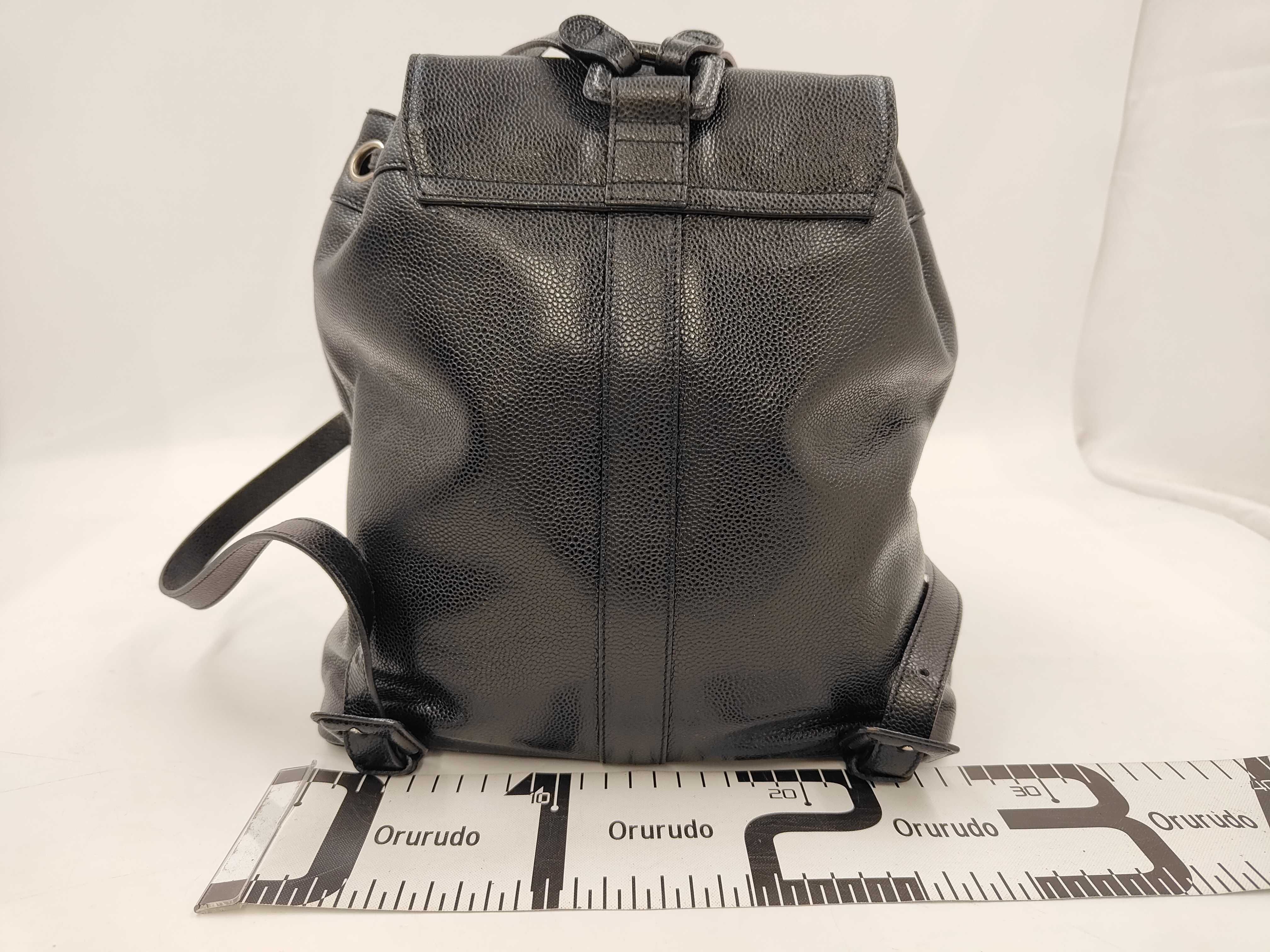Caviar Skin CC Drawstring Backpack with Coco Mark and Turnlock 5967200 (Rucksack) — view 2