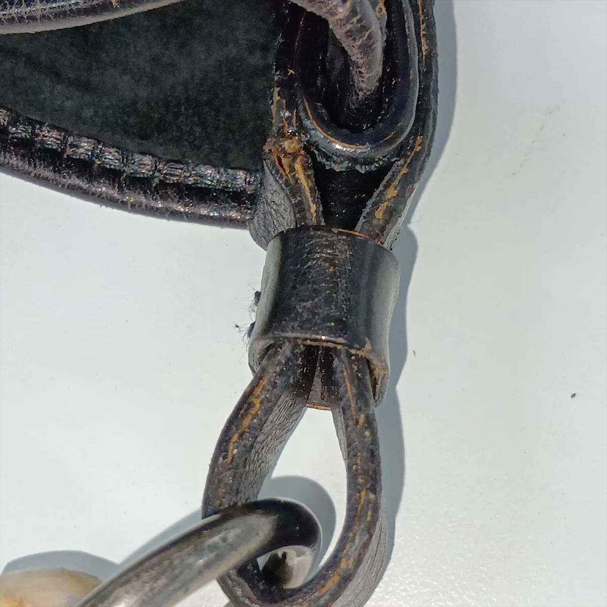 Mombasa Suede Shoulder Bag, Brown 95361 — view 12