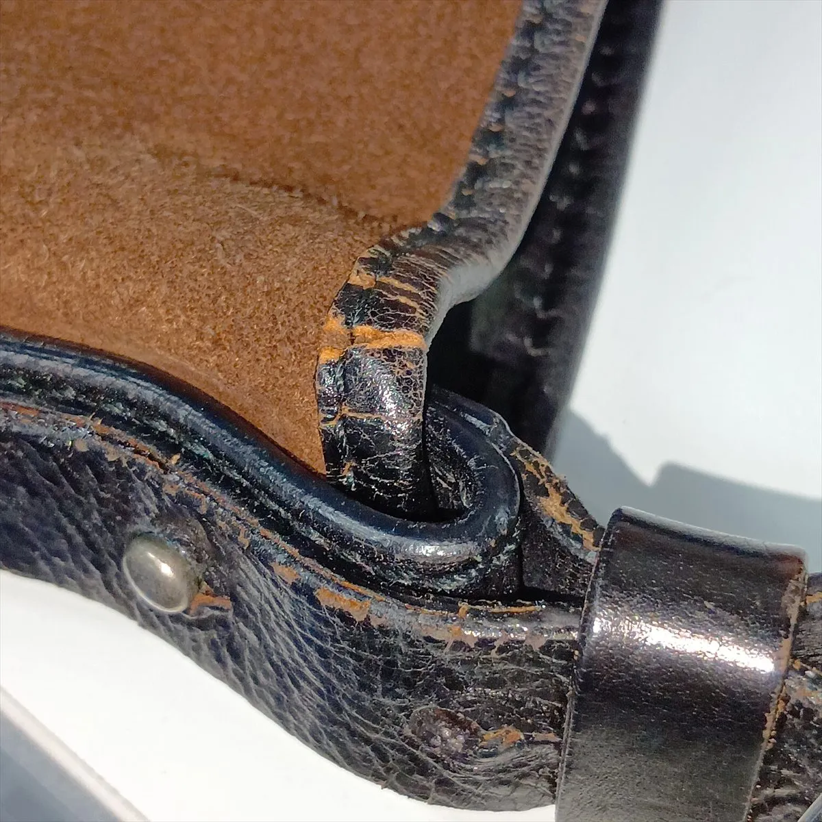 Mombasa Suede Shoulder Bag, Brown 95361 — view 10