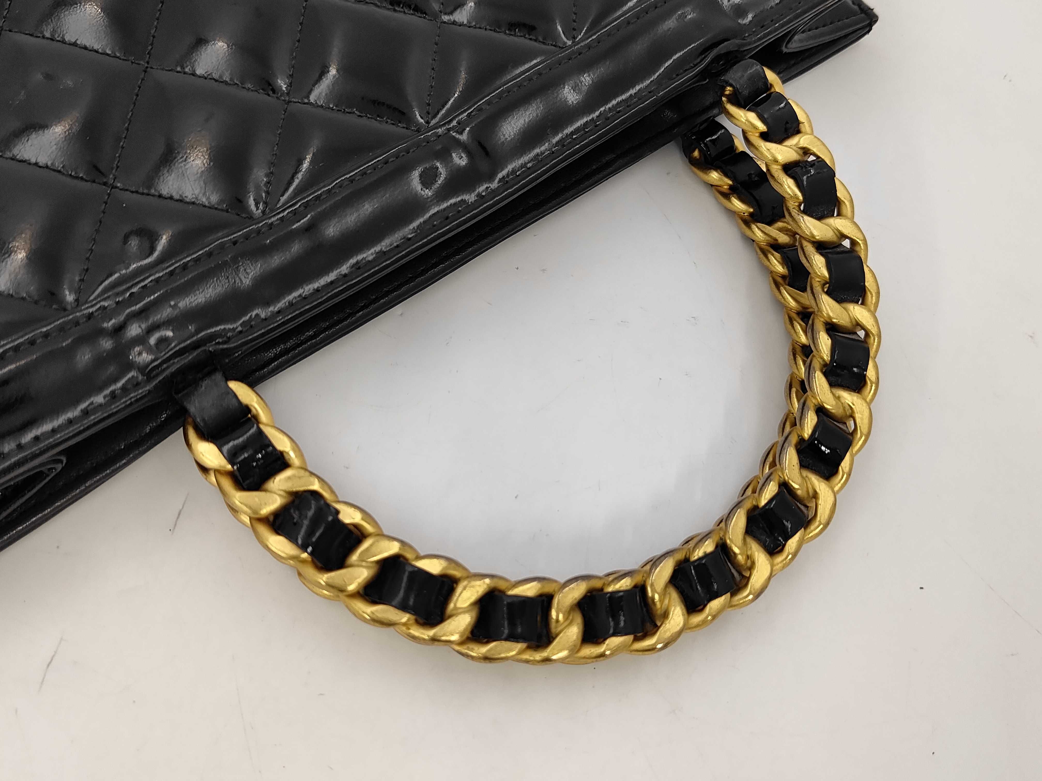 Matelassé enamel handbag (with original seal) — view 3