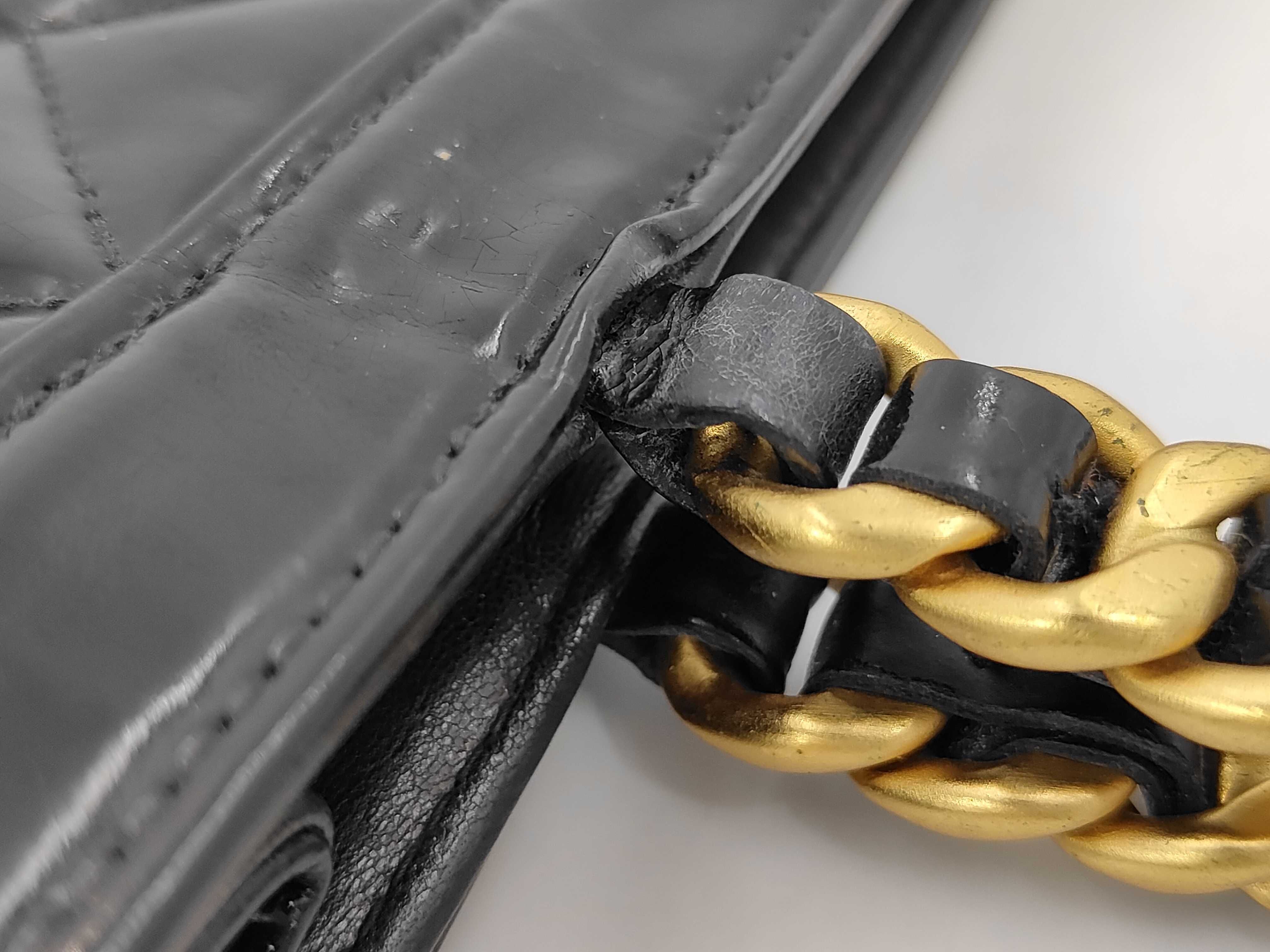 Matelassé enamel handbag (with original seal) — view 5