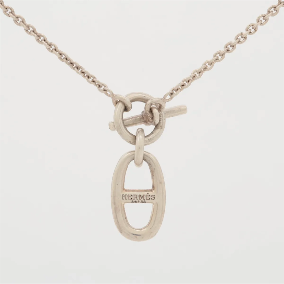 Chaine d'Ancre Amulette Necklace, 925 Sterling Silver, 8.9g, with some wear, — view 2