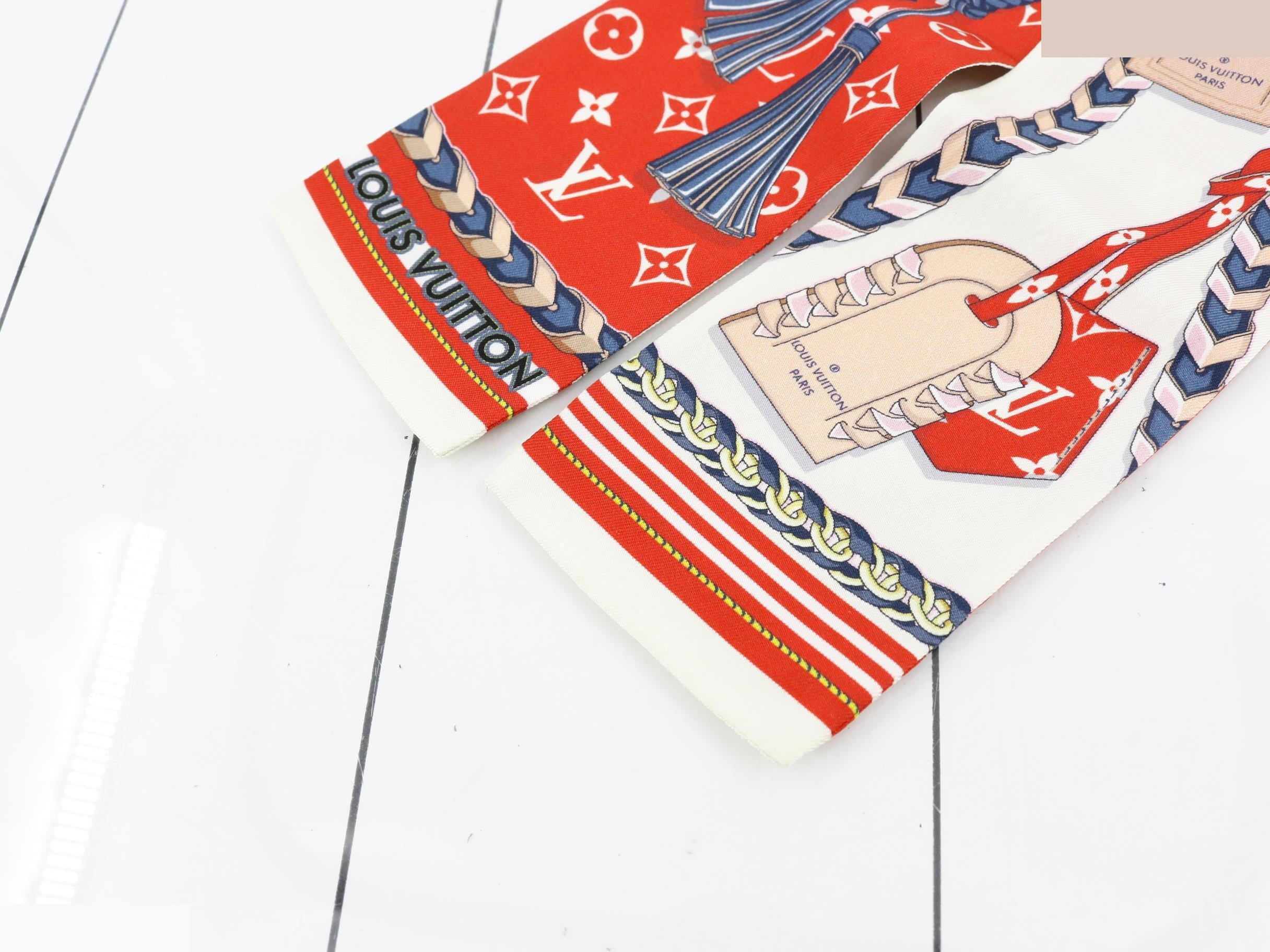 Bandeau Mix and Strap M78498 Silk Scarf — view 3