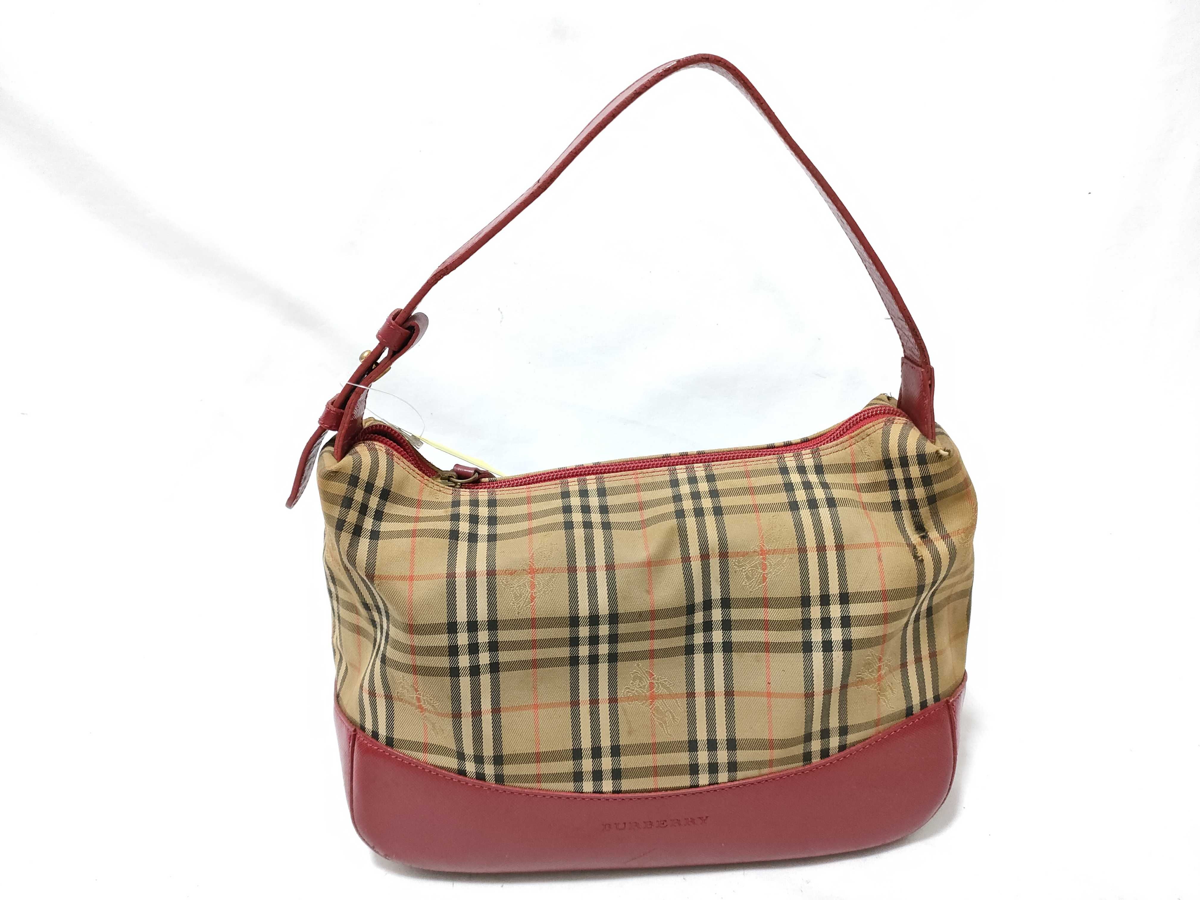 Nova Check Shadow Horse One-Shoulder Bag Handbag