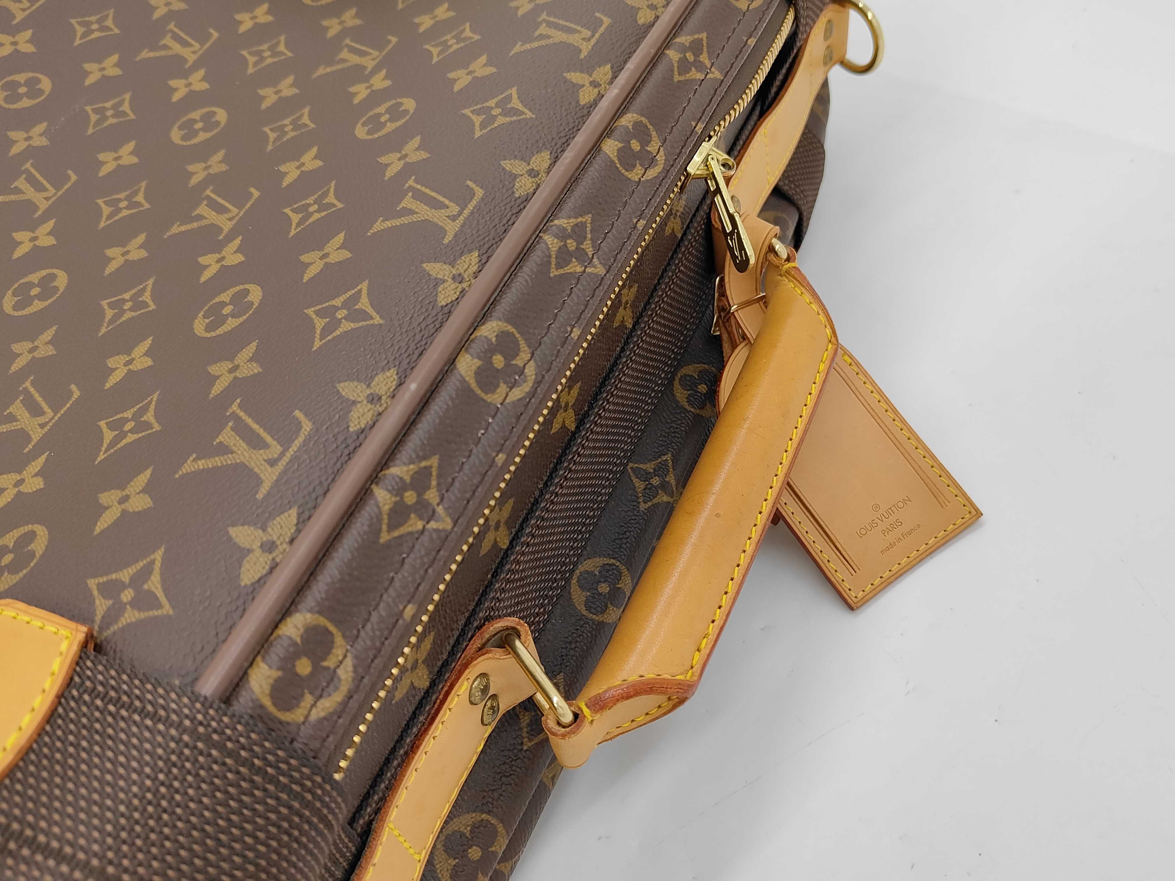 Monogram Satellite 53 M23356 MB1929 Brown Carry Bag — view 5