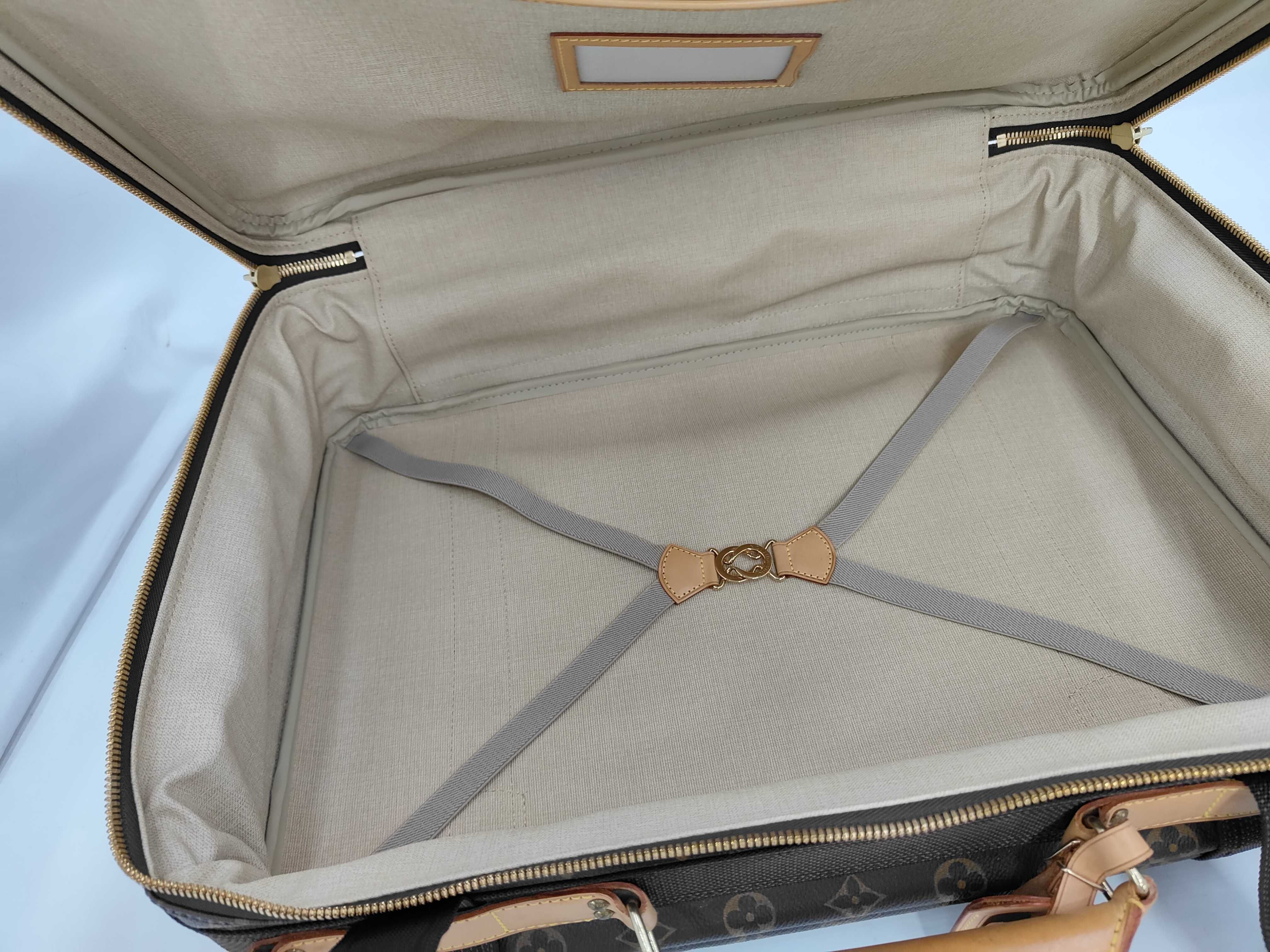 Monogram Satellite 53 M23356 MB1929 Brown Carry Bag — view 7