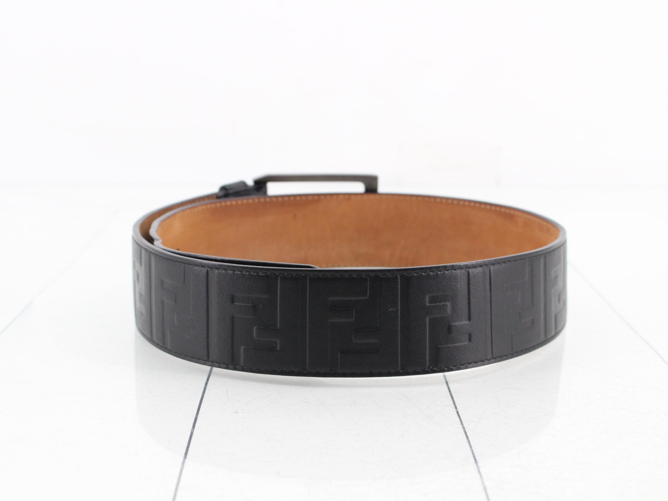 FF buckle belt, black, size 80/32 — view 2