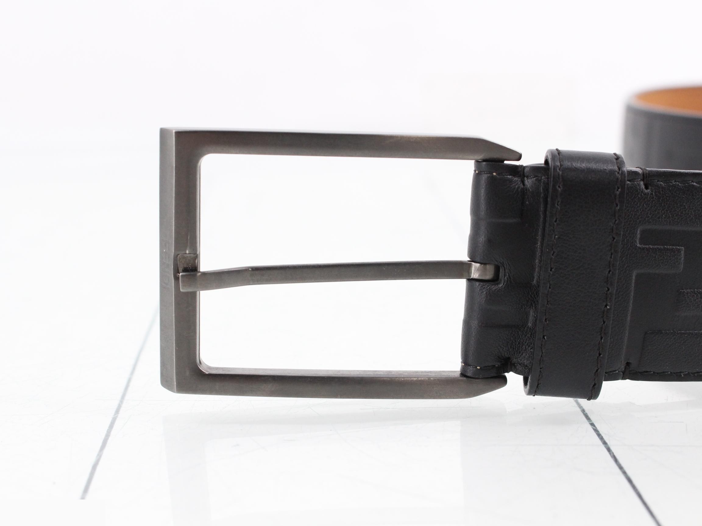 FF buckle belt, black, size 80/32 — view 3