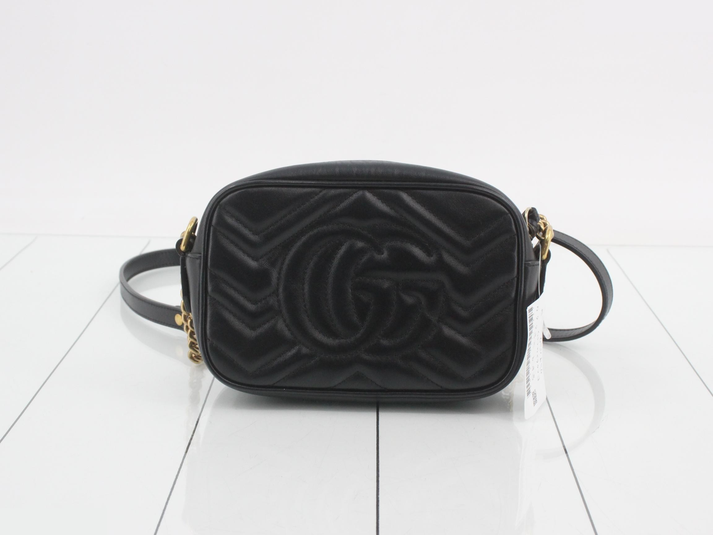 GG Marmont Shoulder Bag, Black — view 2