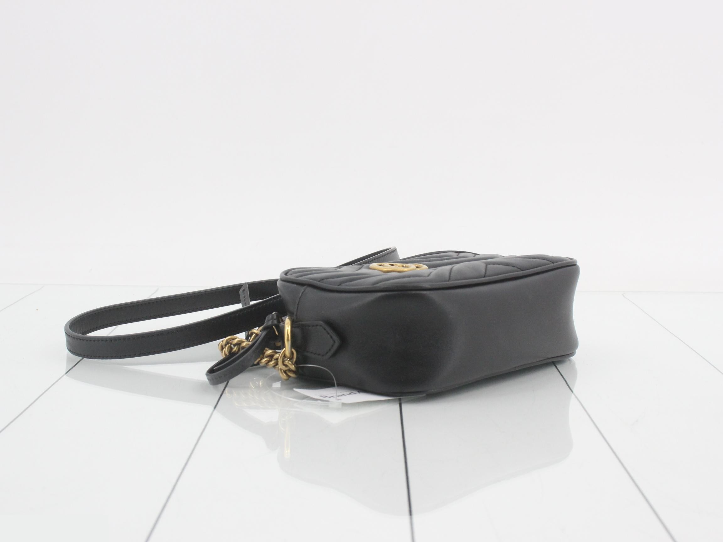 GG Marmont Shoulder Bag, Black — view 5