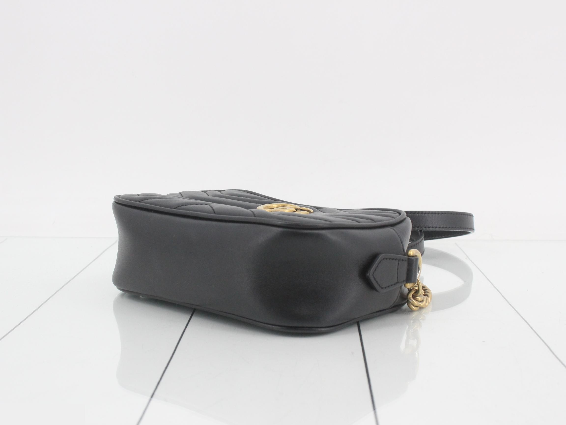 GG Marmont Shoulder Bag, Black — view 6