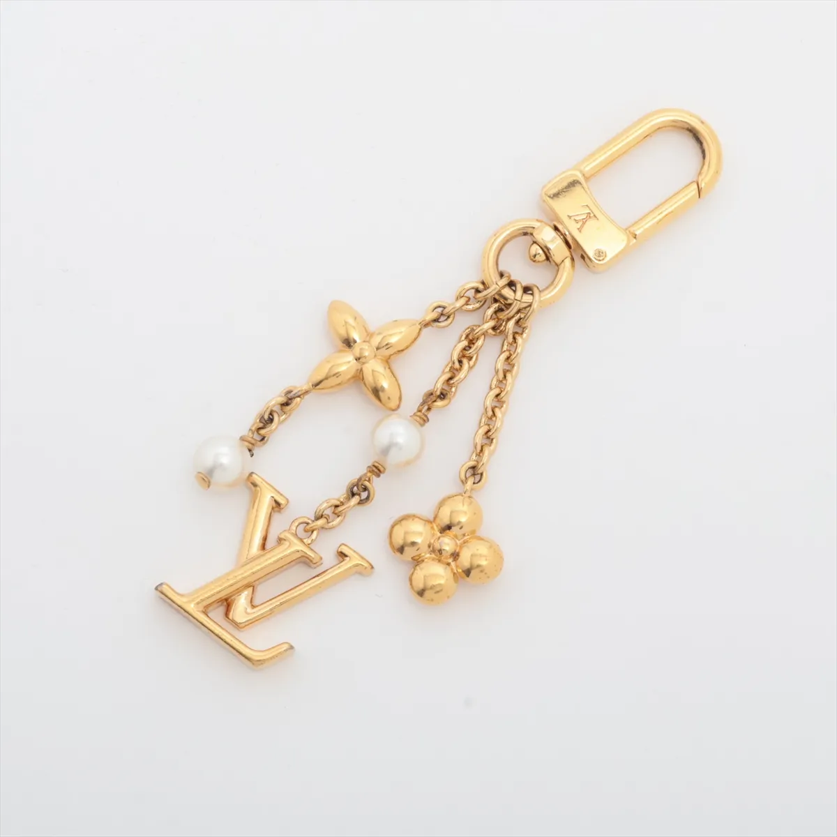 M01802 Micro Charm Louisa AK5203 Charm GP x Faux Pearl Gold Dents — view 2