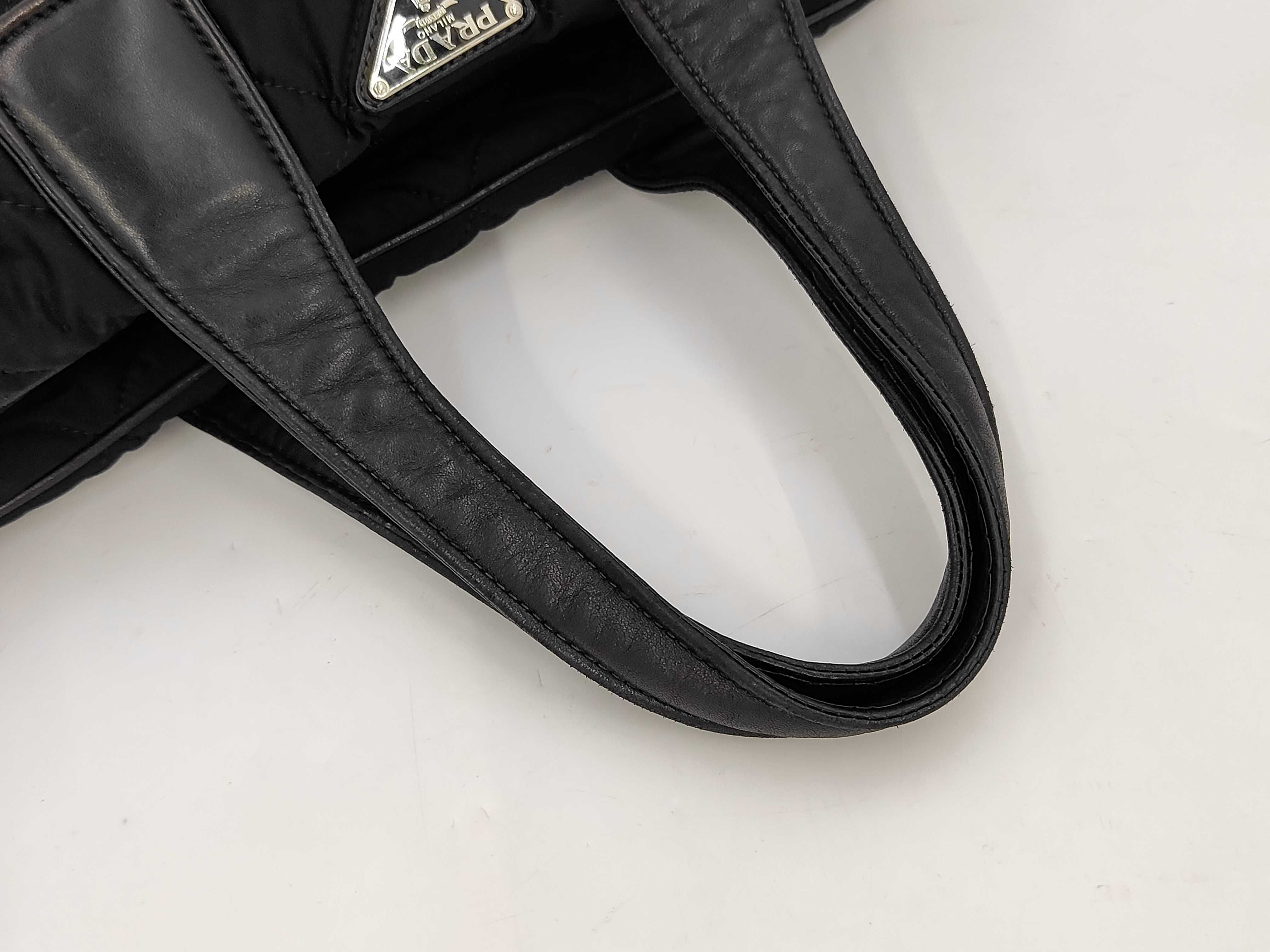 quilted handbag, black. — view 5