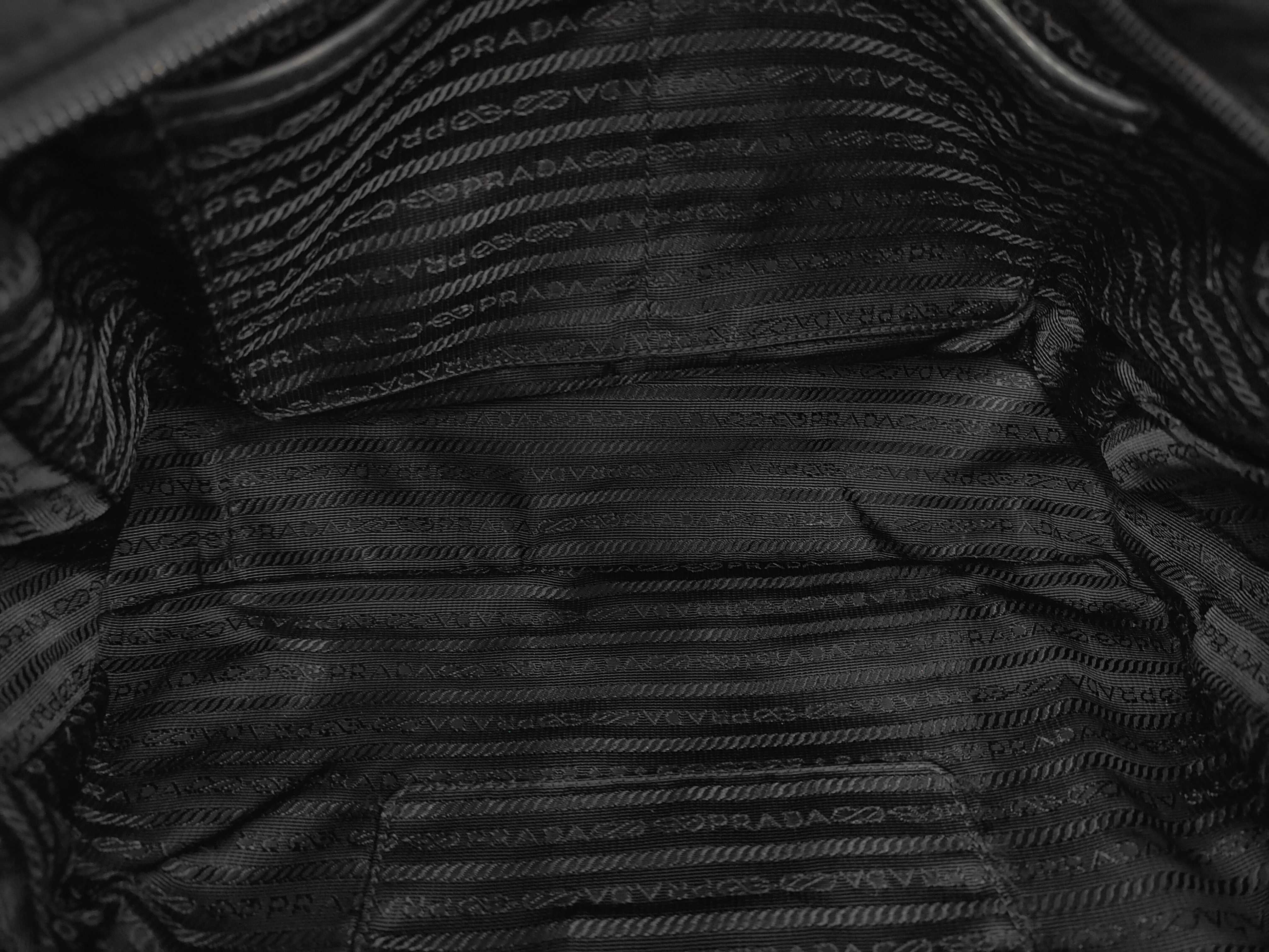 quilted handbag, black. — view 8