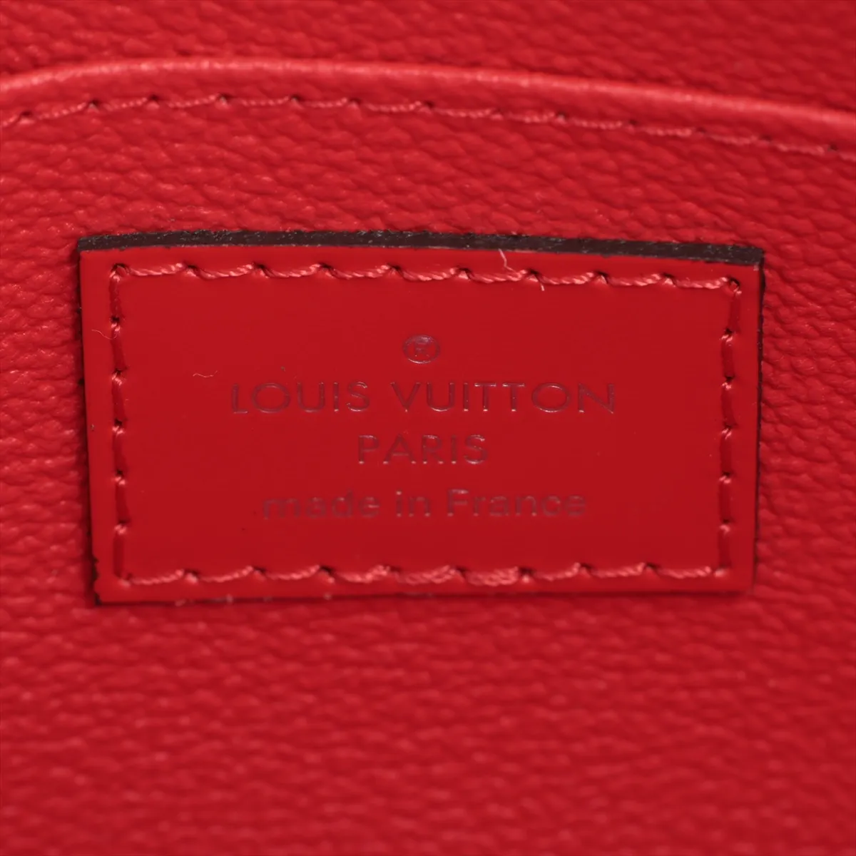 Epi Pochette Cosmetic M41114 SR1178 Coquelicot Pouch — view 5