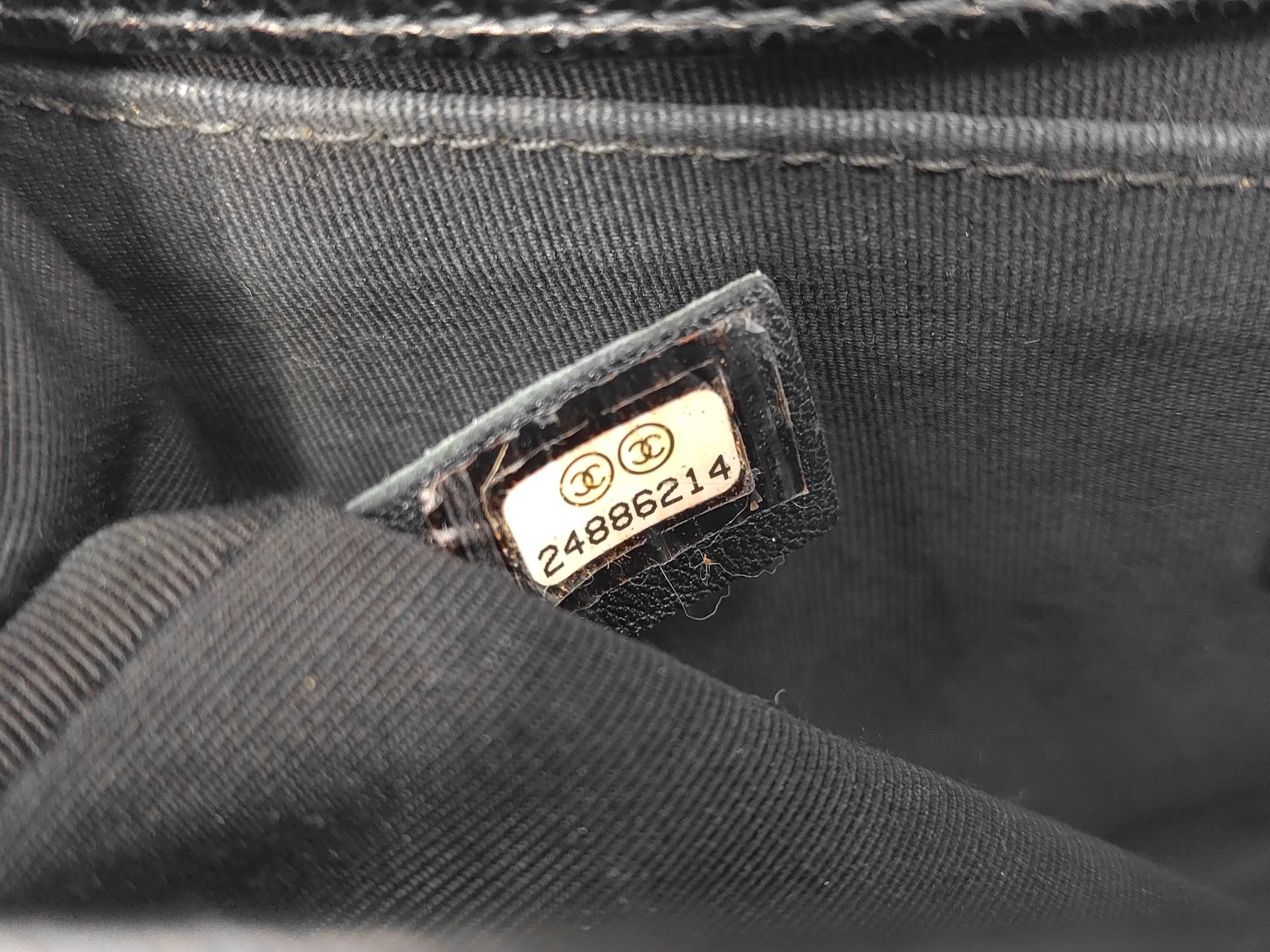 Boy Chanel Black Shoulder Bag (Serial Number 24) — view 13