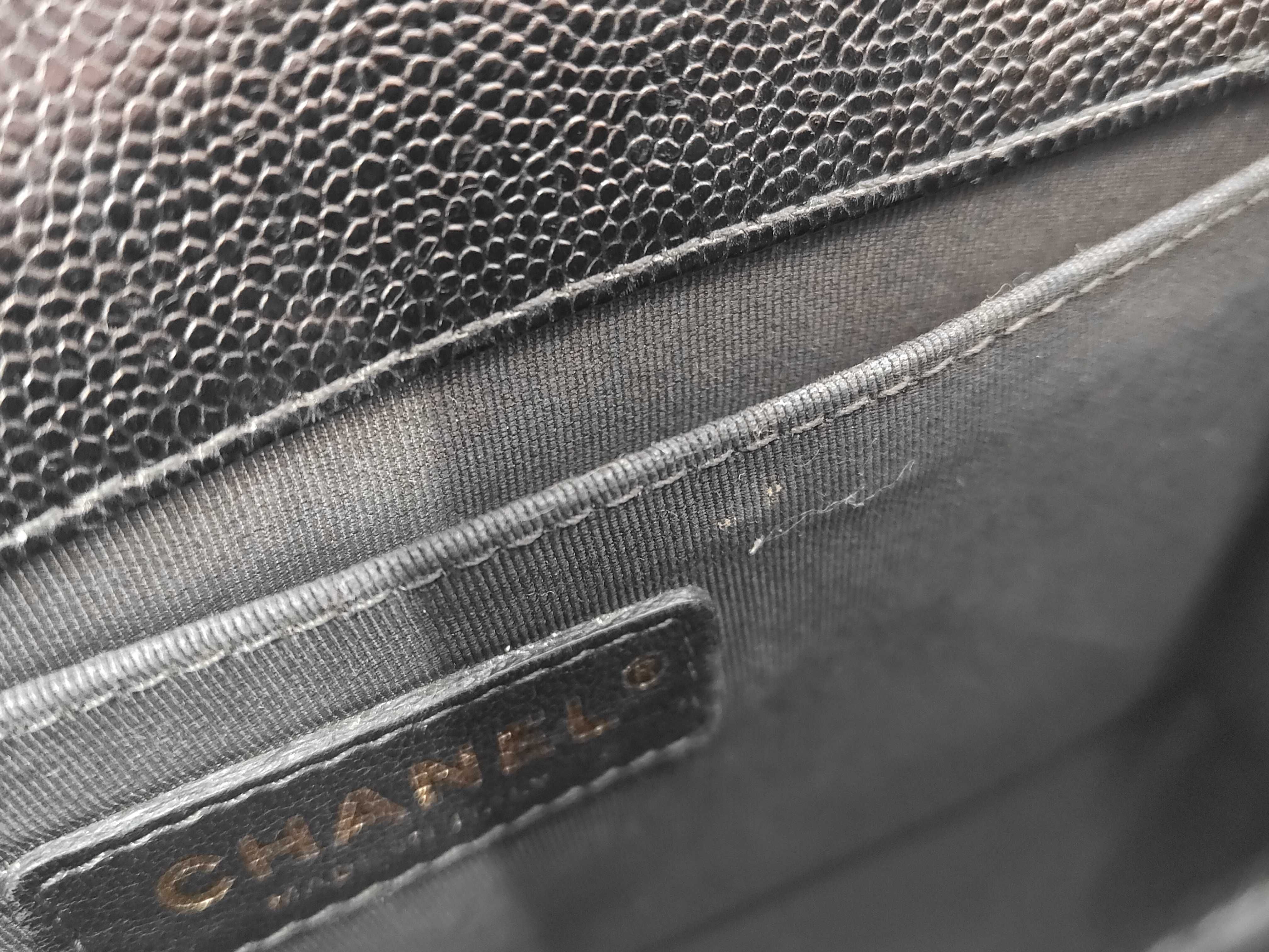 Boy Chanel Black Shoulder Bag (Serial Number 24) — view 14