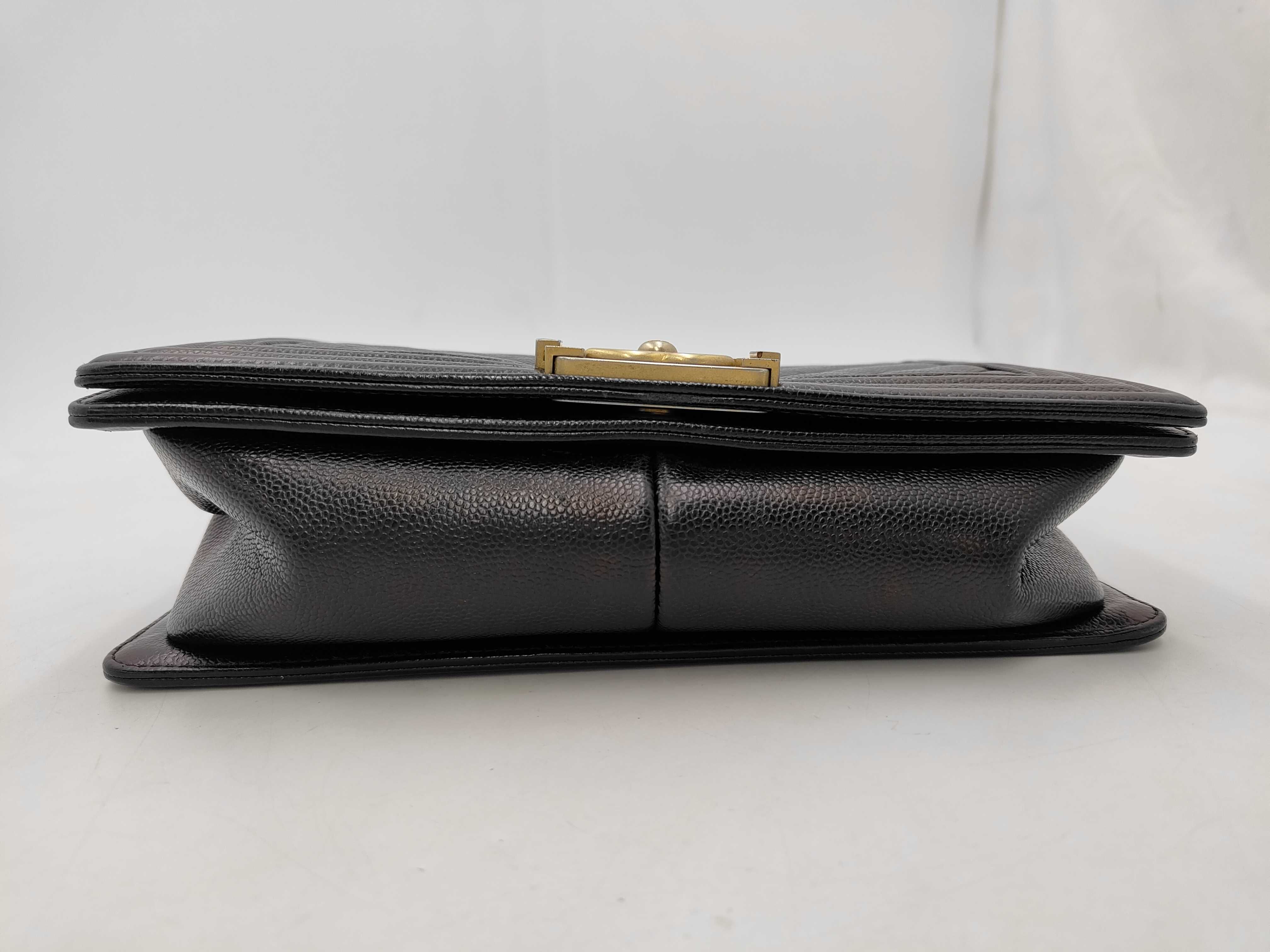 Boy Chanel Black Shoulder Bag (Serial Number 24) — view 3