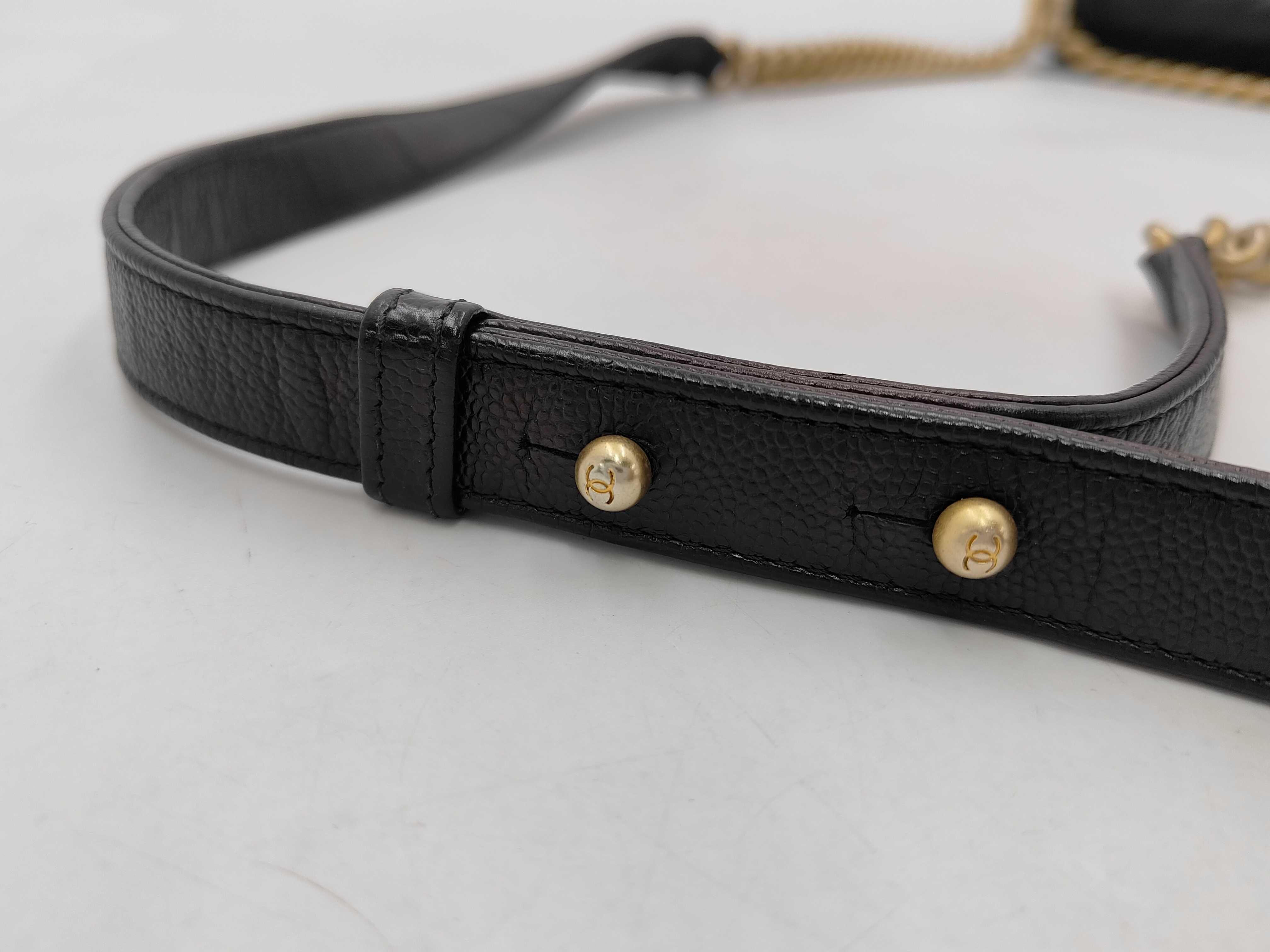 Boy Chanel Black Shoulder Bag (Serial Number 24) — view 6