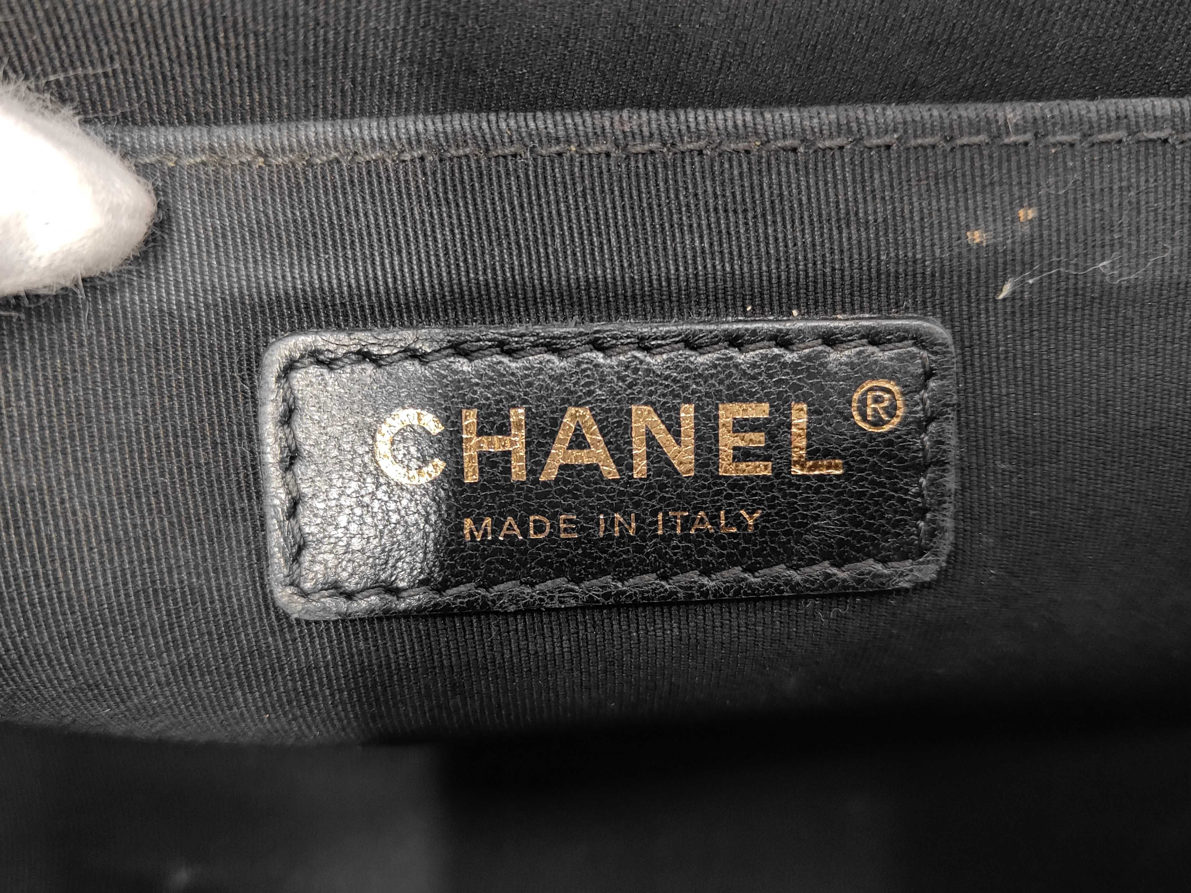 Boy Chanel Black Shoulder Bag (Serial Number 24) — view 10
