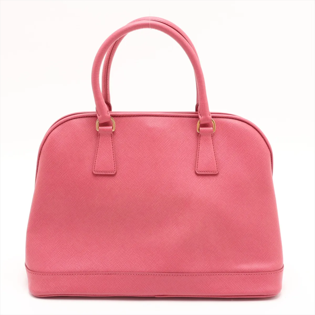 Saffiano Lux BN2558 Leather 2-Way Handbag Pink — view 2
